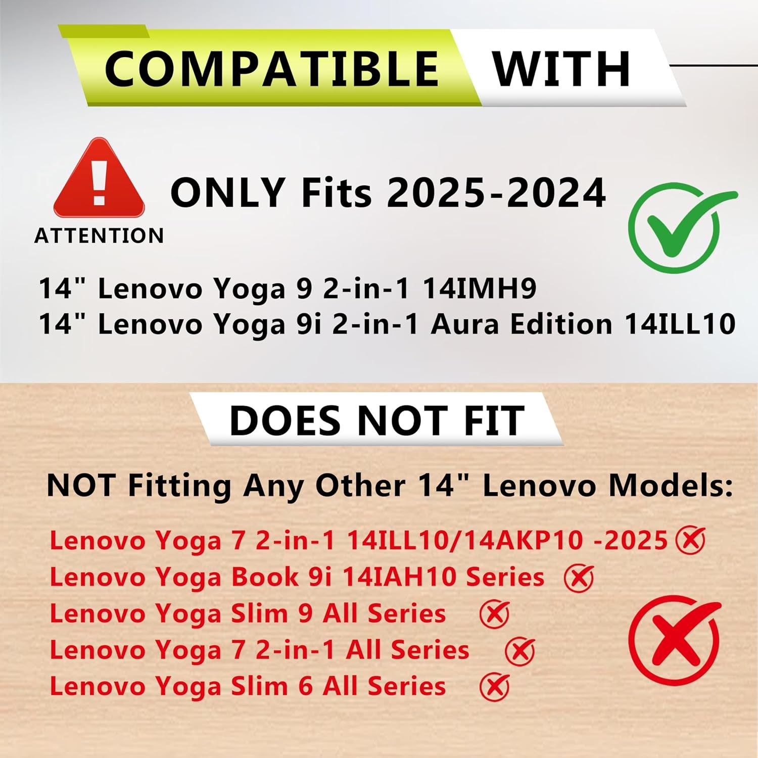 2 Pack Anti Blue Light Screen Protector for Lenovo Yoga 9i 2-in-1 Aura Edition 1