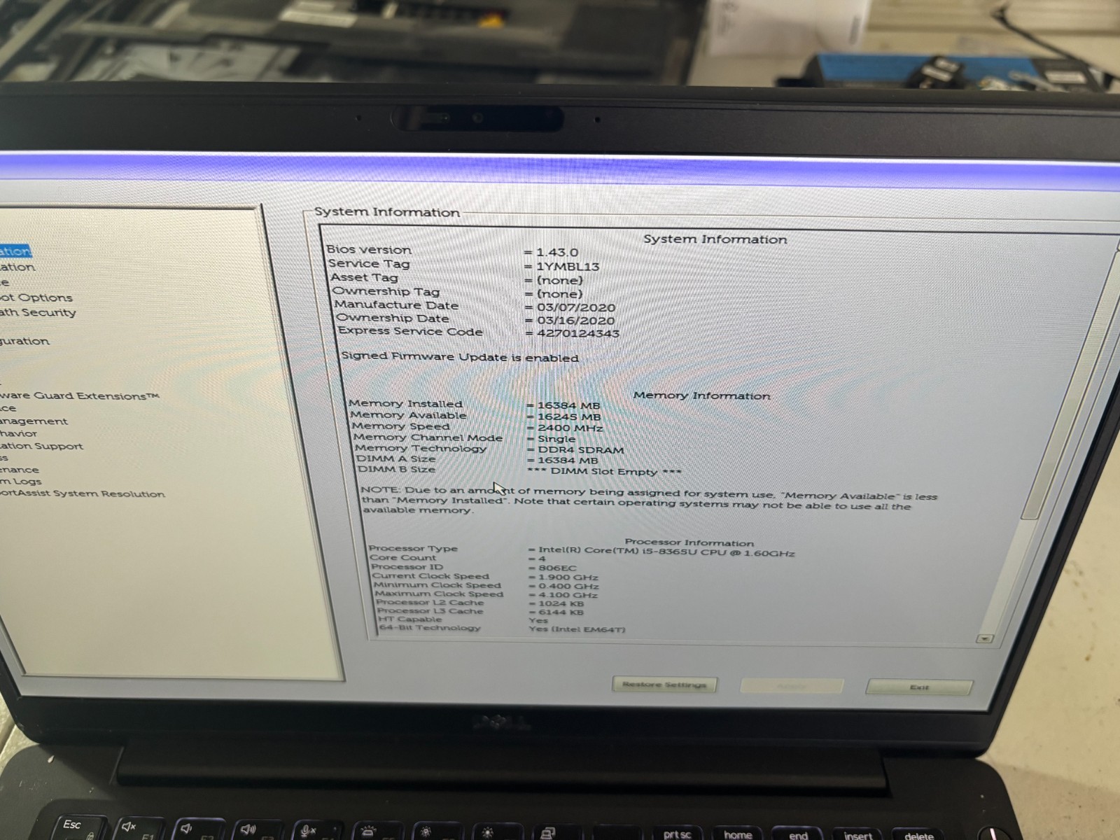 Dell Latitude 7400 14” Laptop Core i5-8th Gen 16GB RAM 256GB NVMe SSD Win 11 PRO