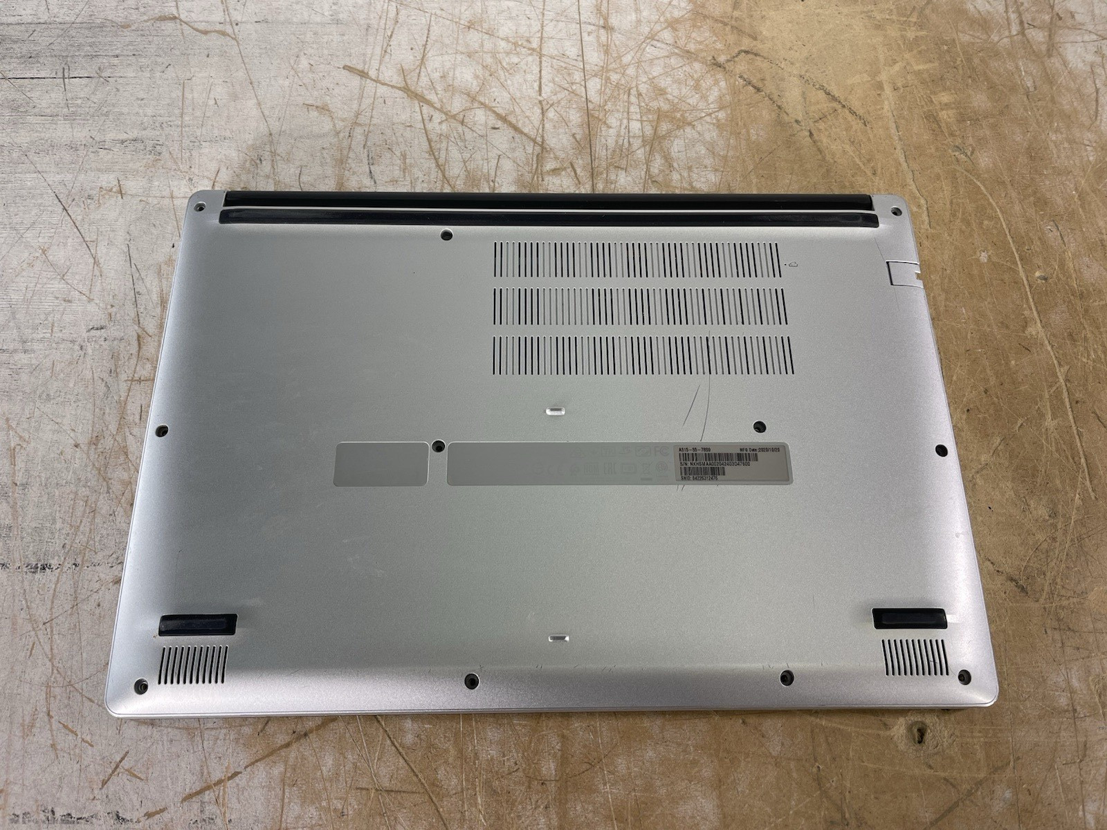 ACER ASPIRE 5 A515-55-378V i3-1005G1 @ 1.20GHz, 16GB RAM, NO HDD/OS – (PARTS)