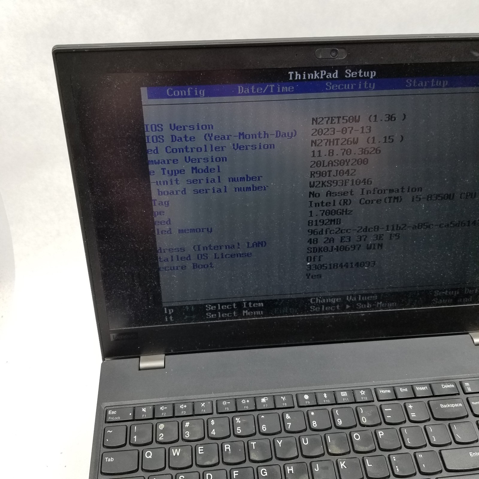Lot of 7 Lenovo ThinkPad T580 Mixed Specs i5 / i7 for Parts or Repair *Read*