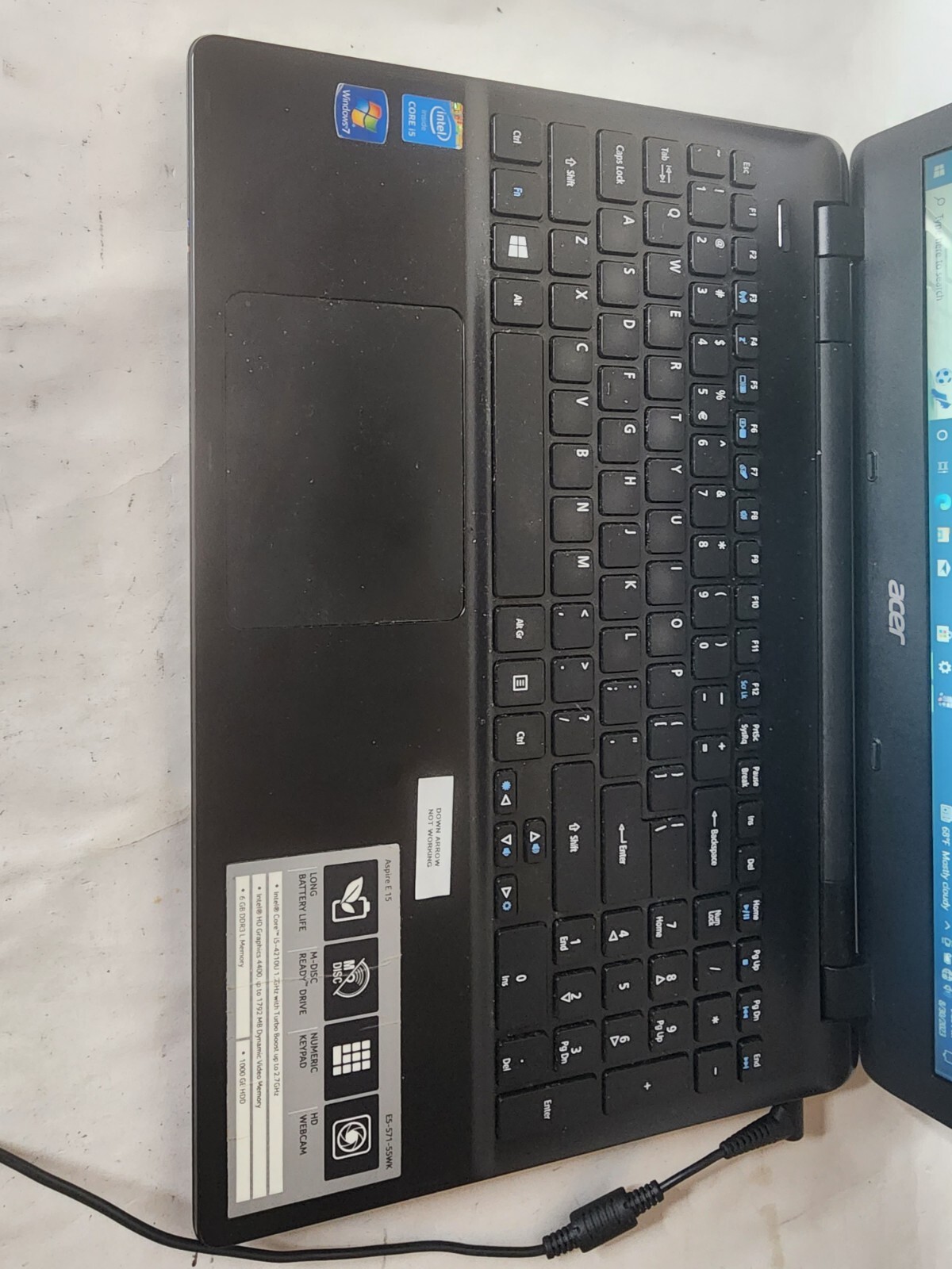 ACER ASPIRE E5-571 INTEL CORE I5-4210U @ 1.70GHz 6GB RAM 1TB HDD WIN-10H Read