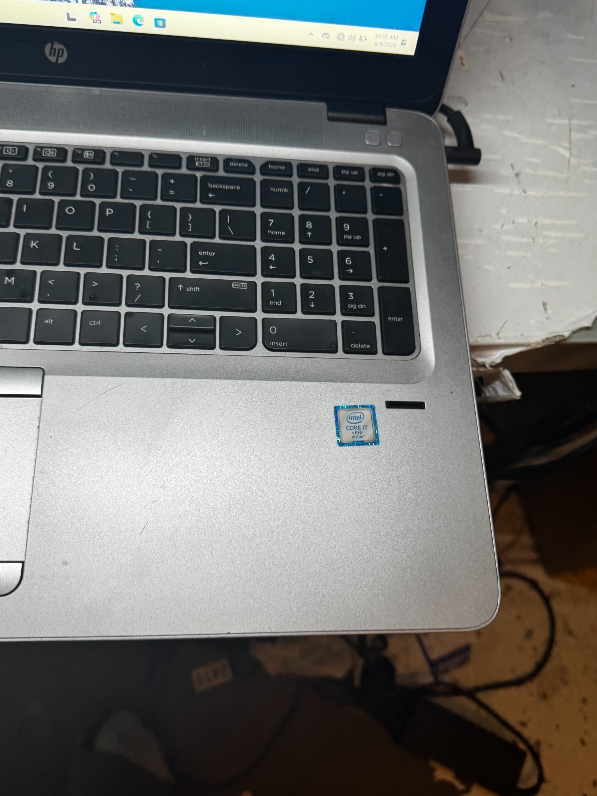 HP EliteBook 850 G3 Core i7-6600U 500GB SSD Laptop For Parts/Repair #3304