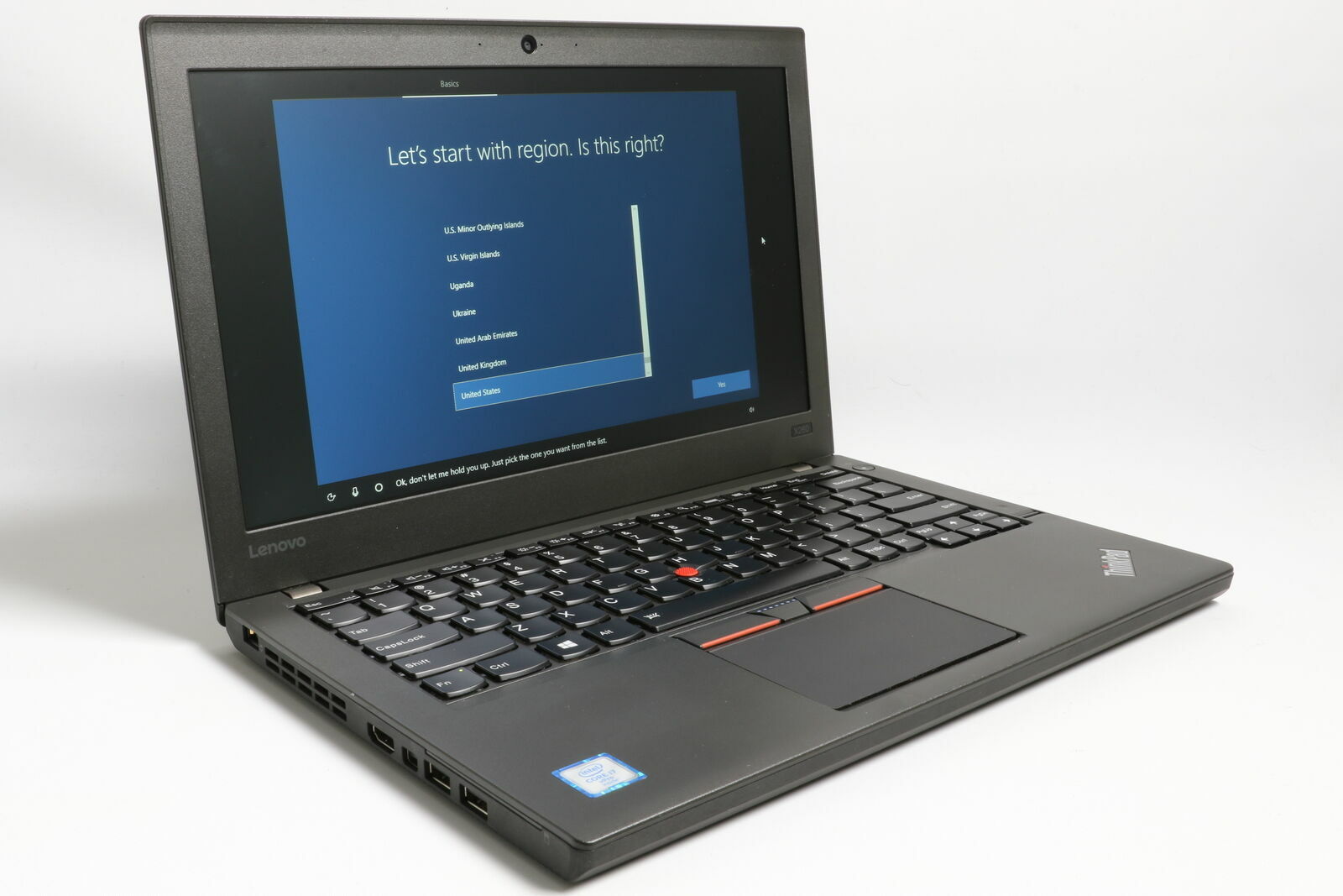 Lenovo ThinkPad Laptop X260 i5-6200U 2.4GHz 8GB 500GB SSD Webcam Windows 10