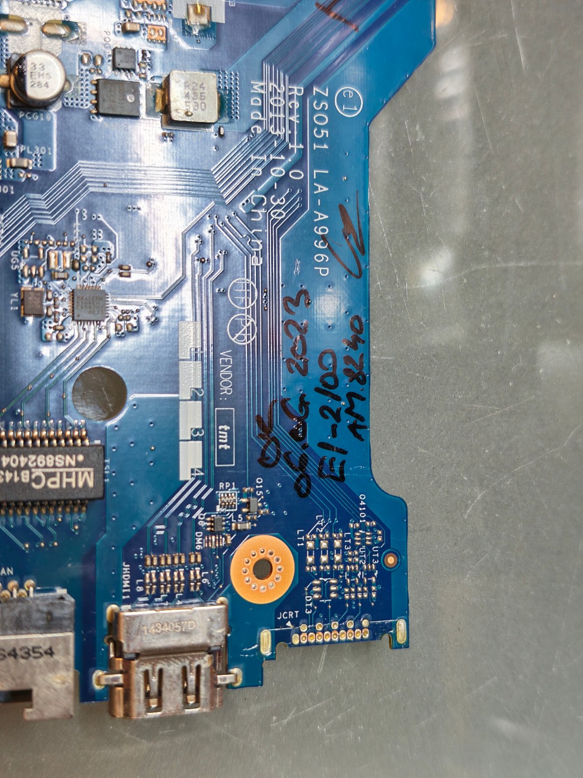 HP 15-H 15-G 255 G3 15-R MOTHERBOARD LA-A996P AMD E1-2100 AMD RADEON HD 8240 #