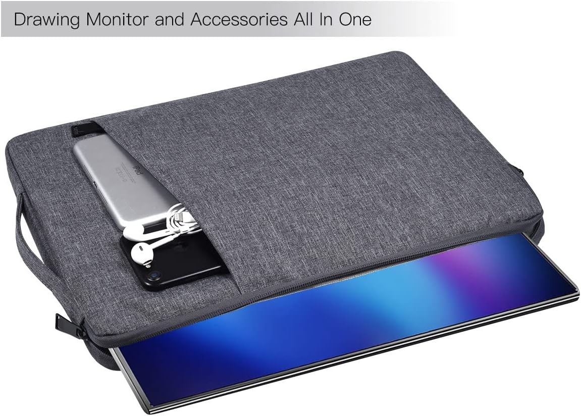 Portable Monitor Case for 18-18.5 Inch Most Large Portable Monitor Protective Sl