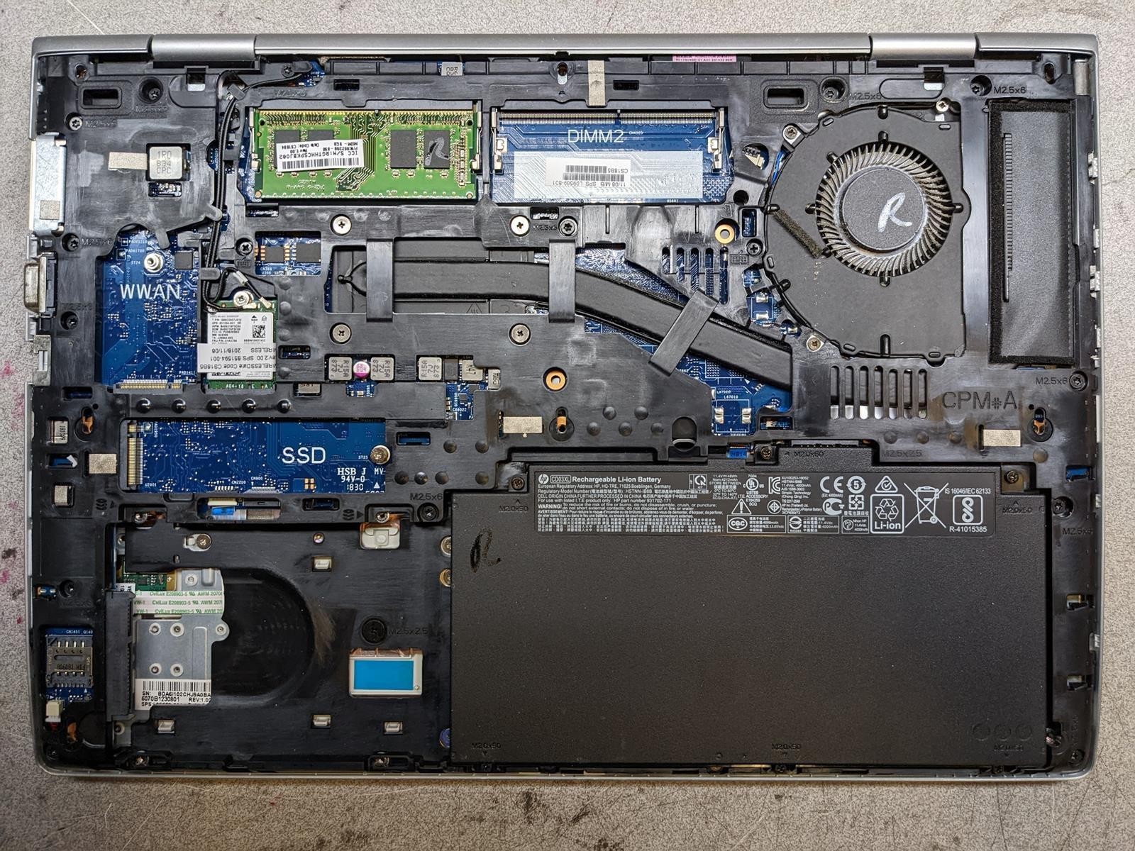 HP PROBOOK 640 G4 i5-8350U @ 1.7GHz, 8GB RAM, NO HDD/OS