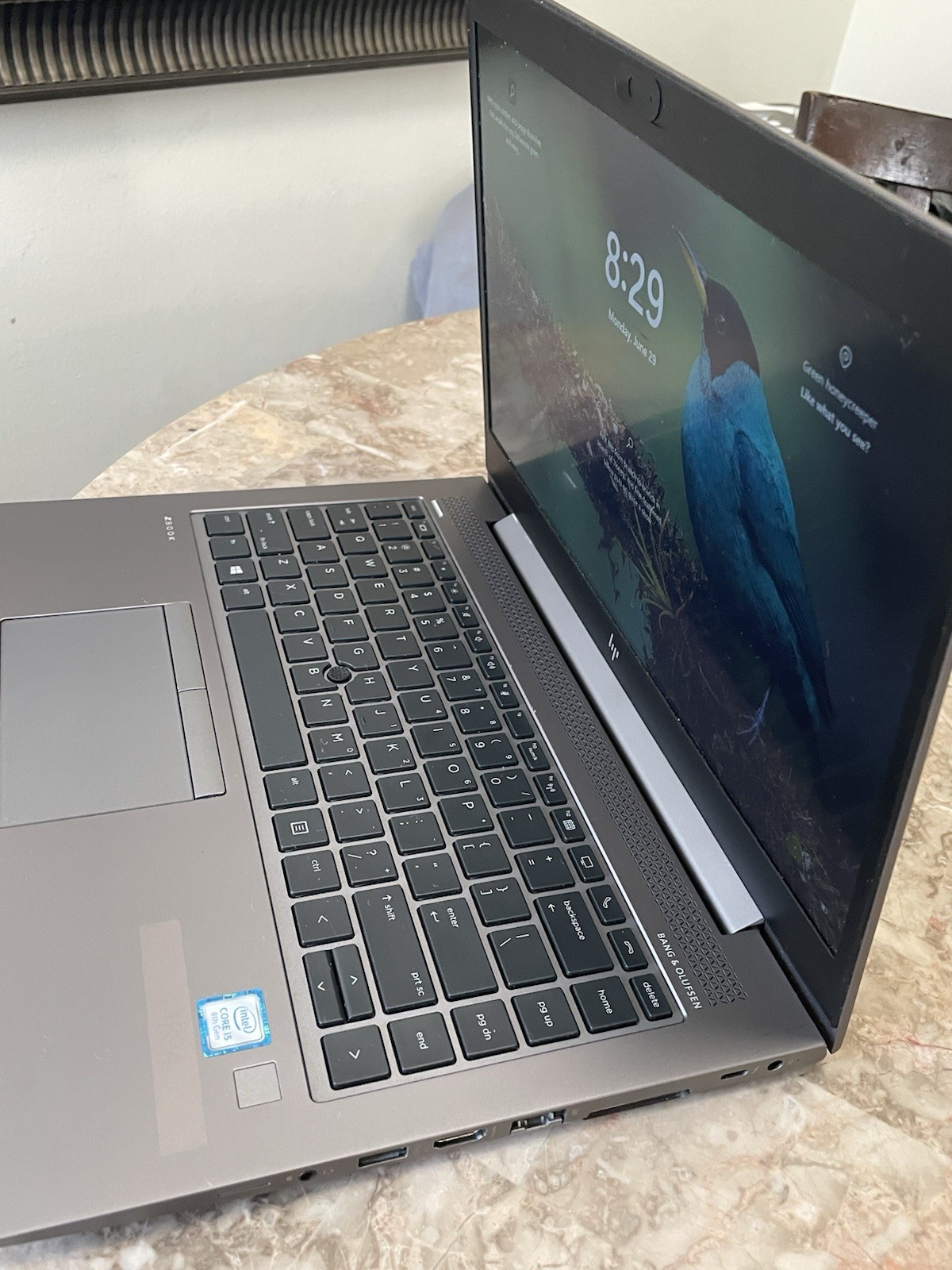 HP ZBook 14u G5 i5-8350U 1.70GHz 4GB RAM 128GB SSD – Windows 11