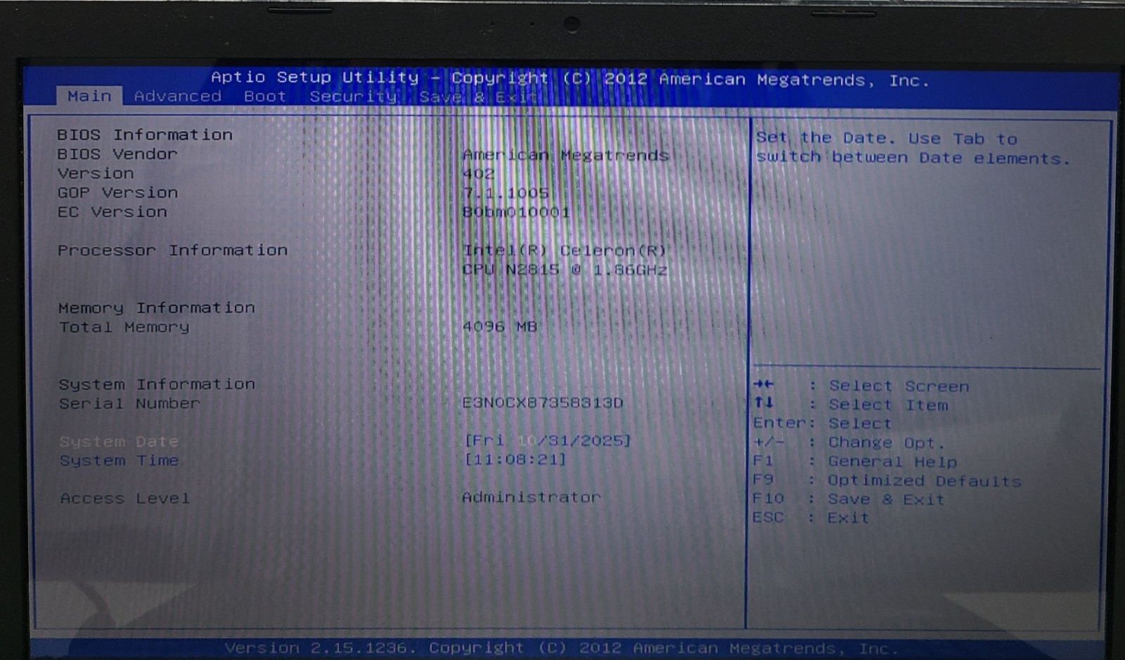ASUS D550MA-DS01 Laptop Intel Celeron N2815 4GB Ram NO HD/OS (FL)