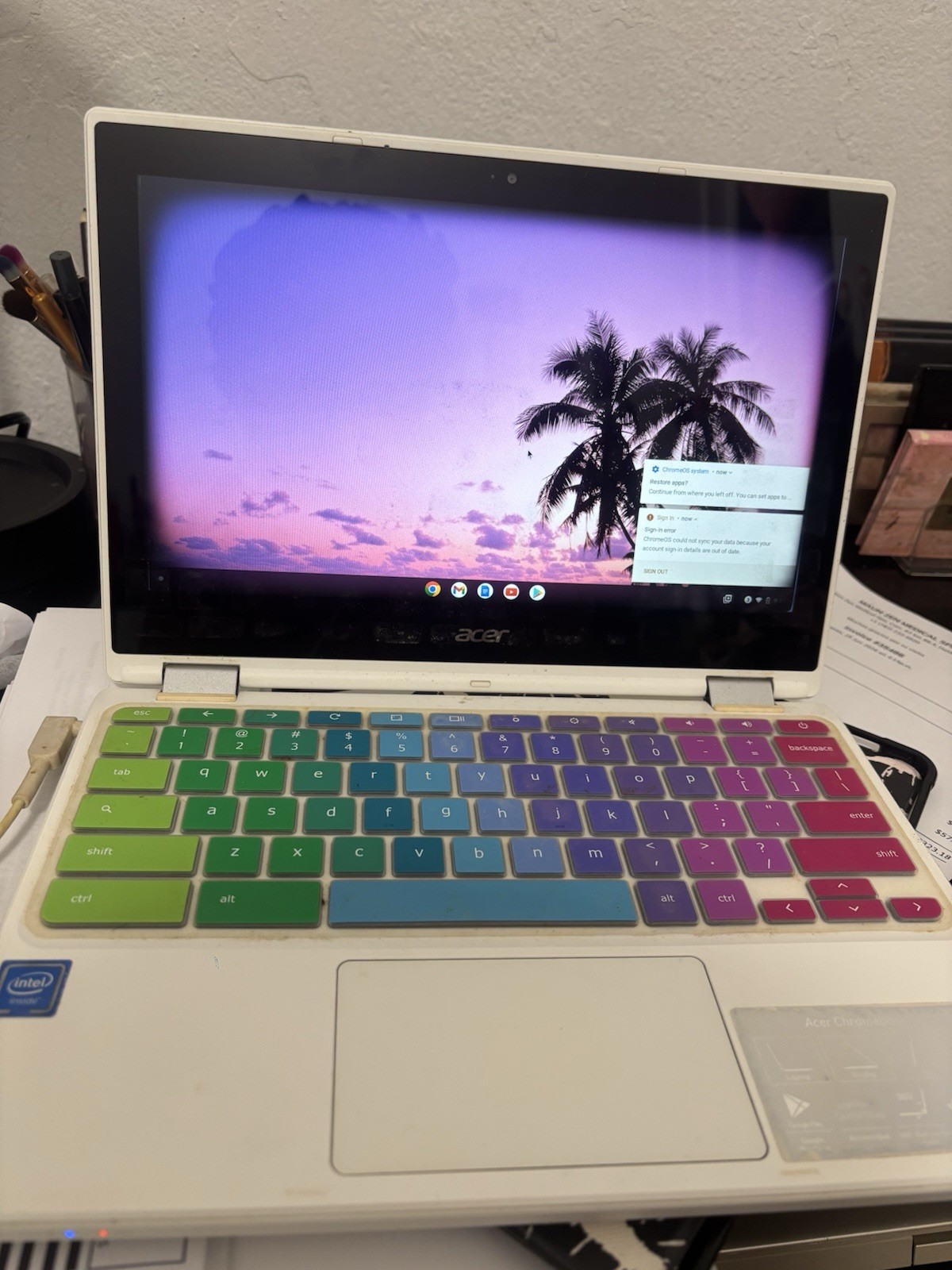 Acer Chromebook 11 N15Q8 CB3-132 White Chrome OS 11.6″ Intel HDR Webcam