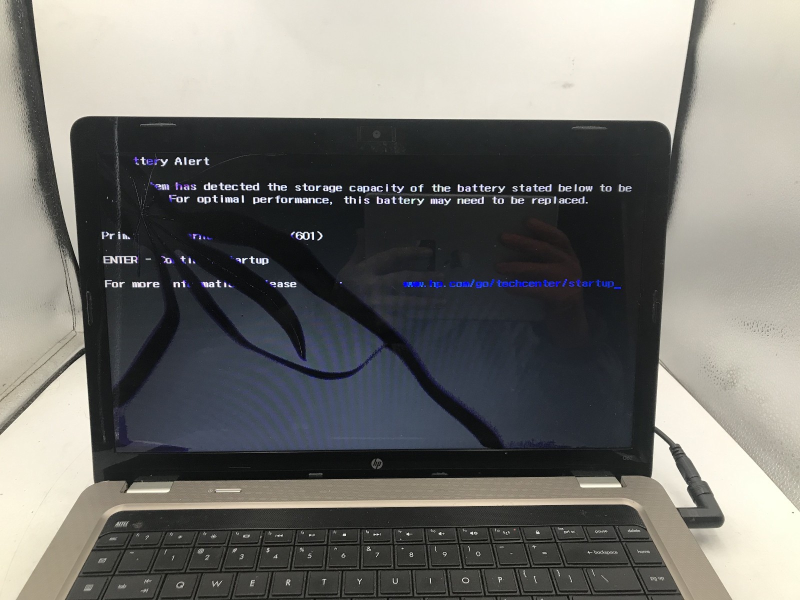 HP PAVILION G62 407DX – FOR PARTS/BROKEN LCD – AMD PHENOM II – 4GB RAM -READ- BB