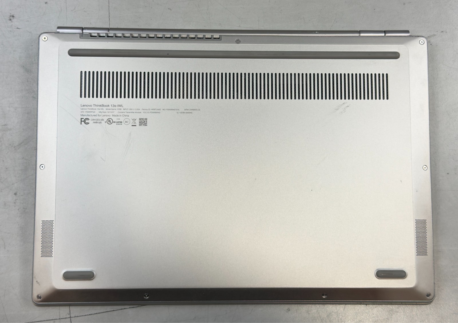 Lenovo Thinkbook 13s IWL i5-8265U / 8GB RAM / NO SSD -RL6083