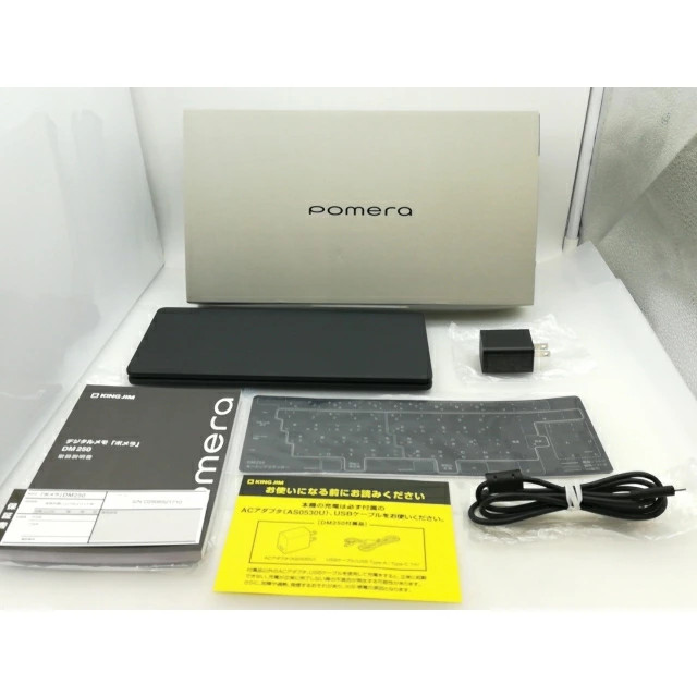 KING JIM Pomera DM250 Digital Memo Pad USB-C Accessories Used