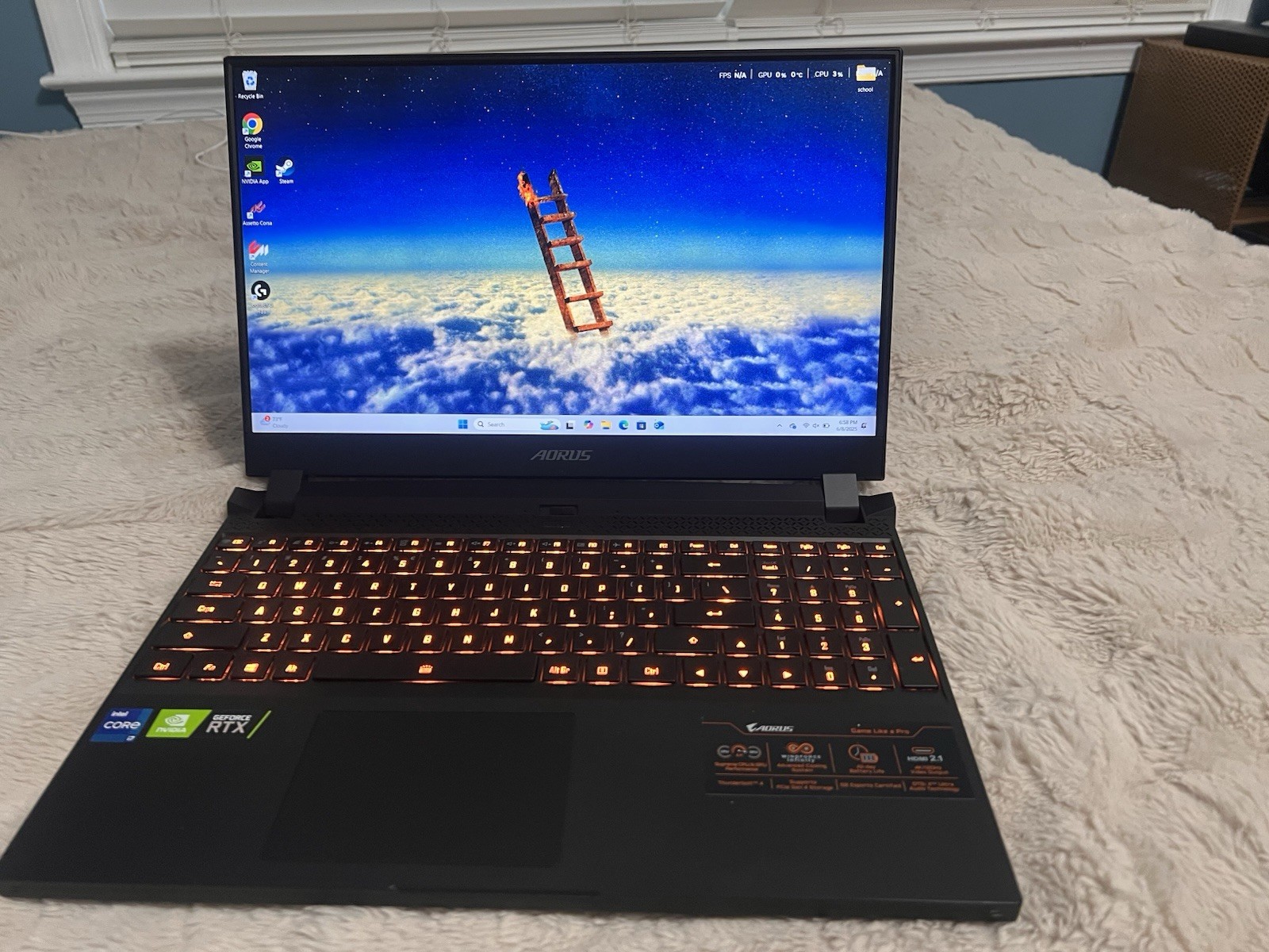 Gigabyte AORUS 15P 15.6″ Full HD 240Hz Gaming Notebook Computer – SKU#1570858
