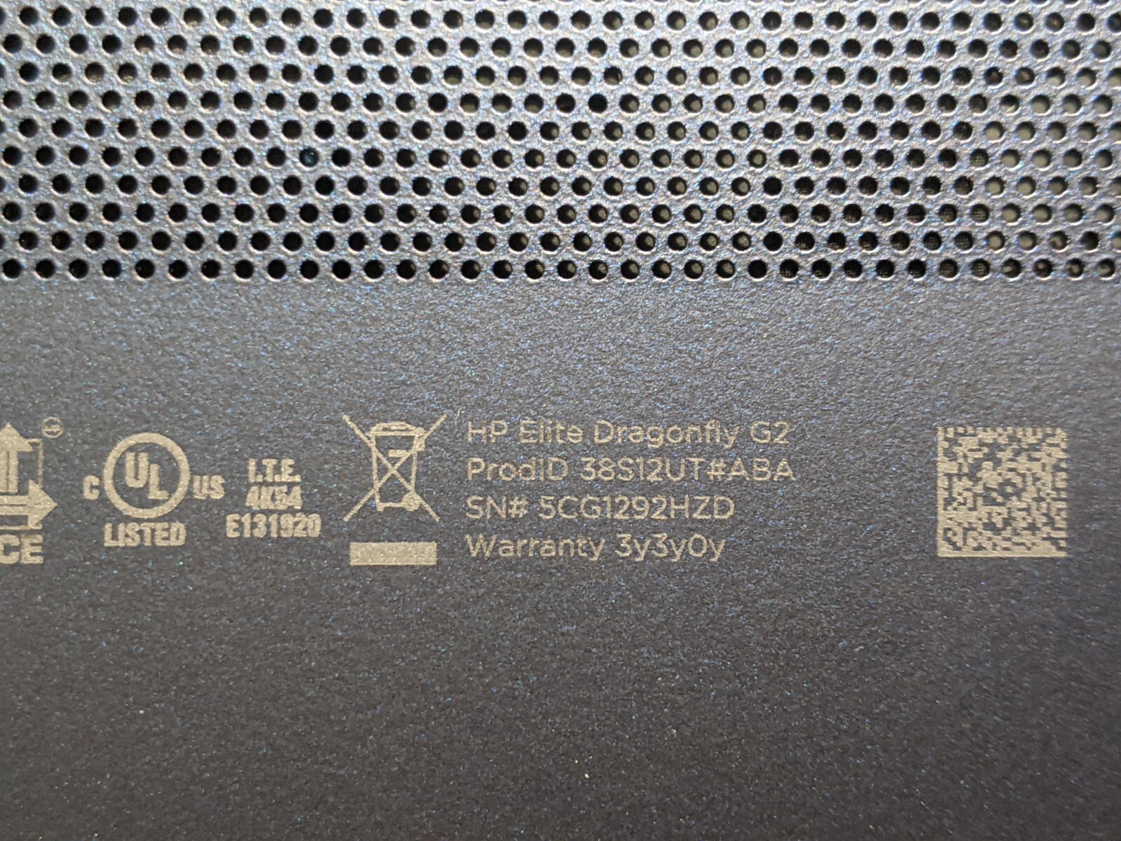 HP Elite Dragonfly G2 13.3″TOUCH i5-1135G7 2.4GHz 16Gb 1TB SSD Win11Pro +Charger