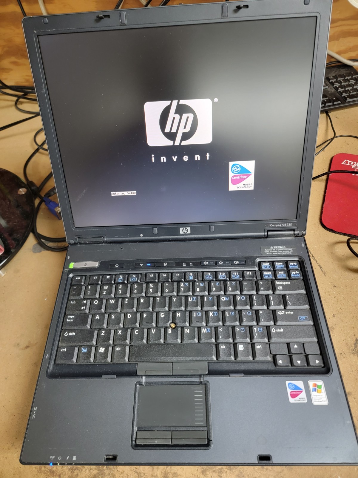 HP COMPAQ NC6230 15″ Laptop Pentium M – 1GB Ram – Sold AS IS NO WARRANTY