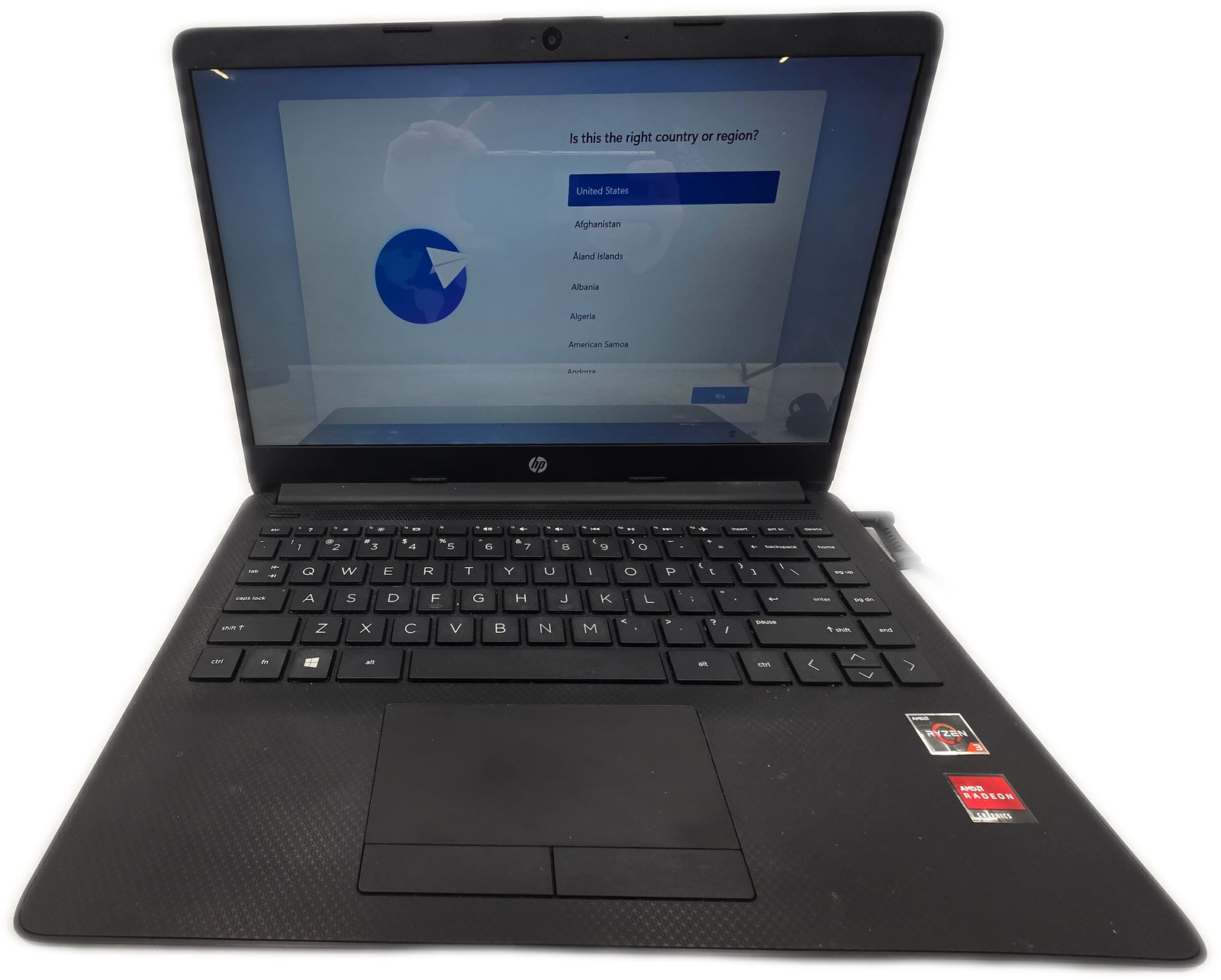 HP 14-dk1xxx Notebook AMD Ryzen 3 8GB RAM 128GB SSD Windows 11Home