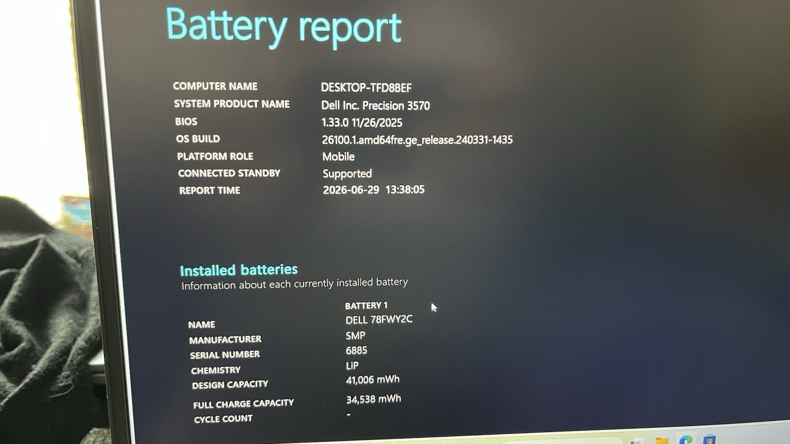 Dell Precision 3570 | i5-1235U | 512 NVME | 8GB DDR4 | Win 11 Pro | Intel Iris