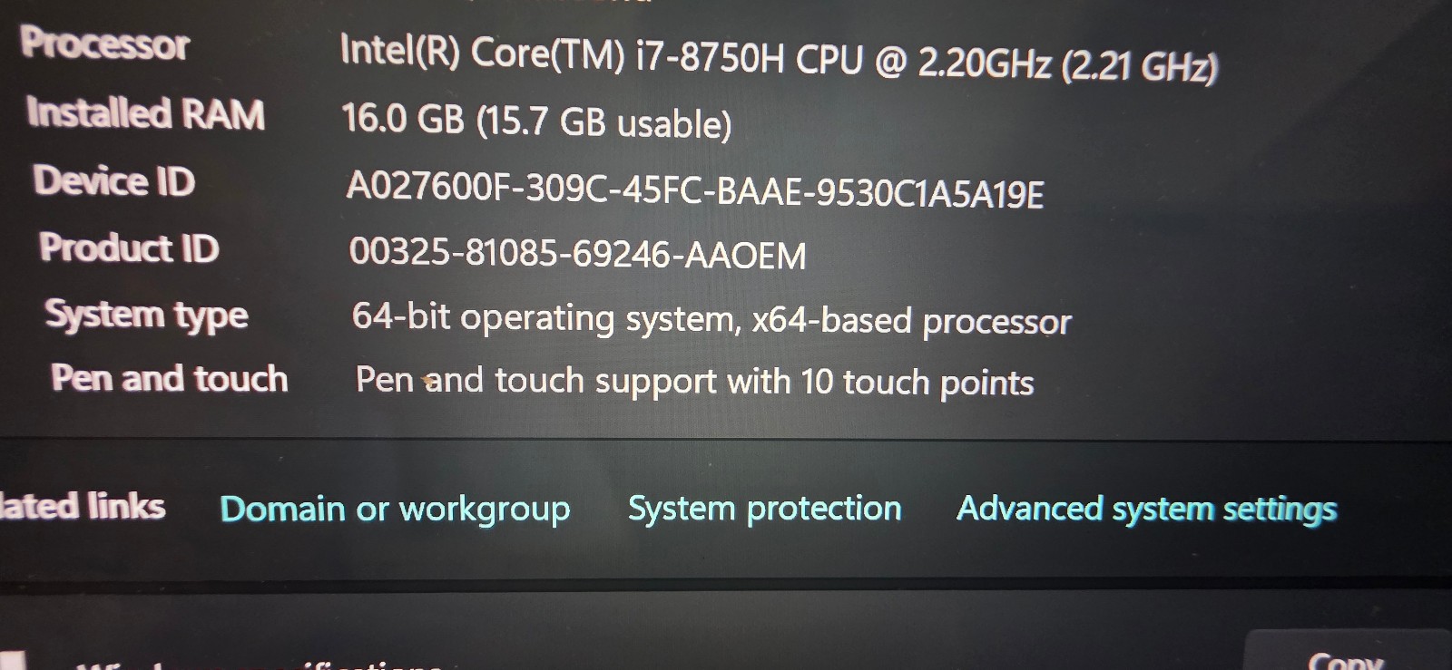 Dell XPS 15 9570 – 15.6″ Touch Screen – 16 GB RAM 1 TB SSD