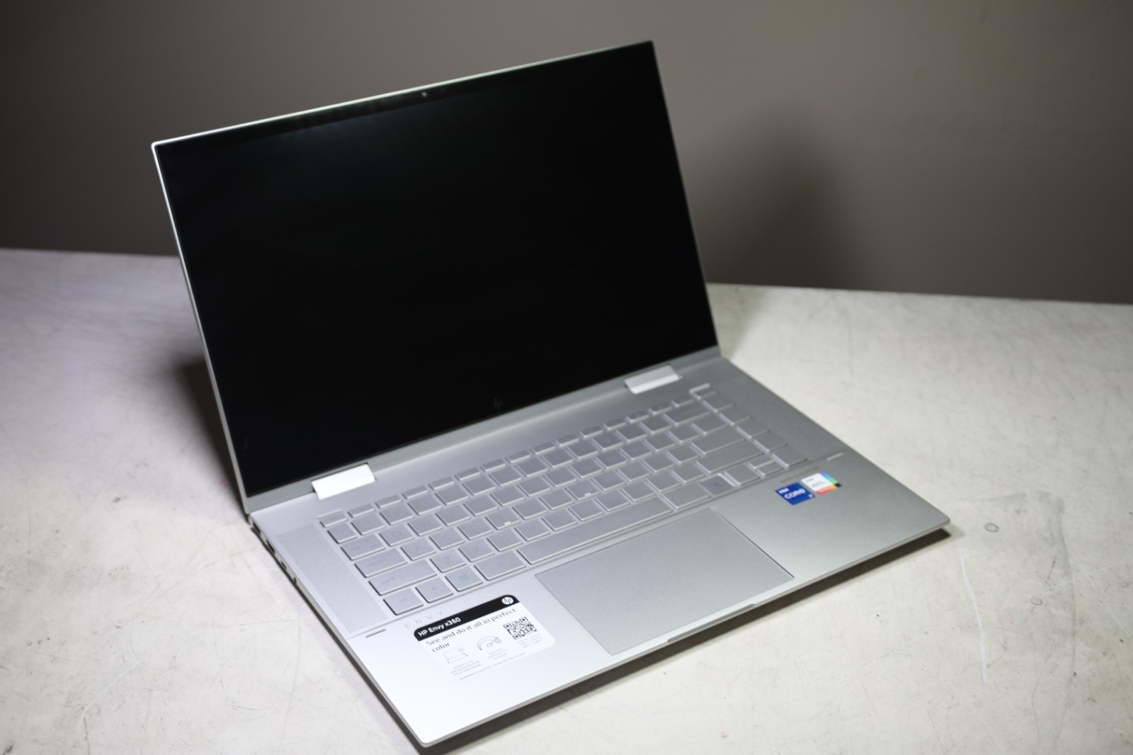 HP ENVY x360 15 11th Gen Intel Core i7-1195G7 2.90GHz-16GB RAM-512GB NVMe-NO OS