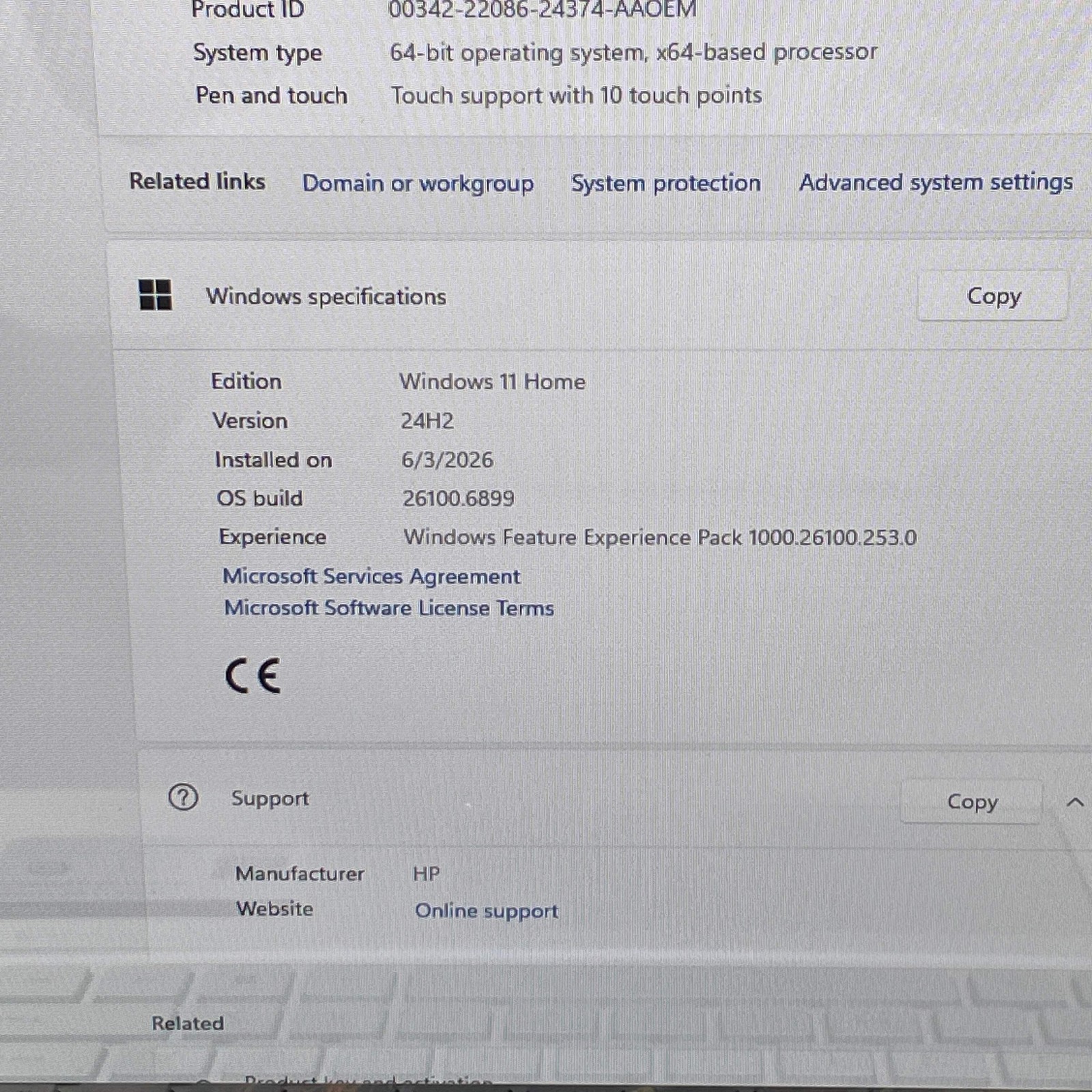 HP Envy 17-CR0013DX 17.3″ i7-1260P 2.1GHz 12GB RAM 512GB SSD