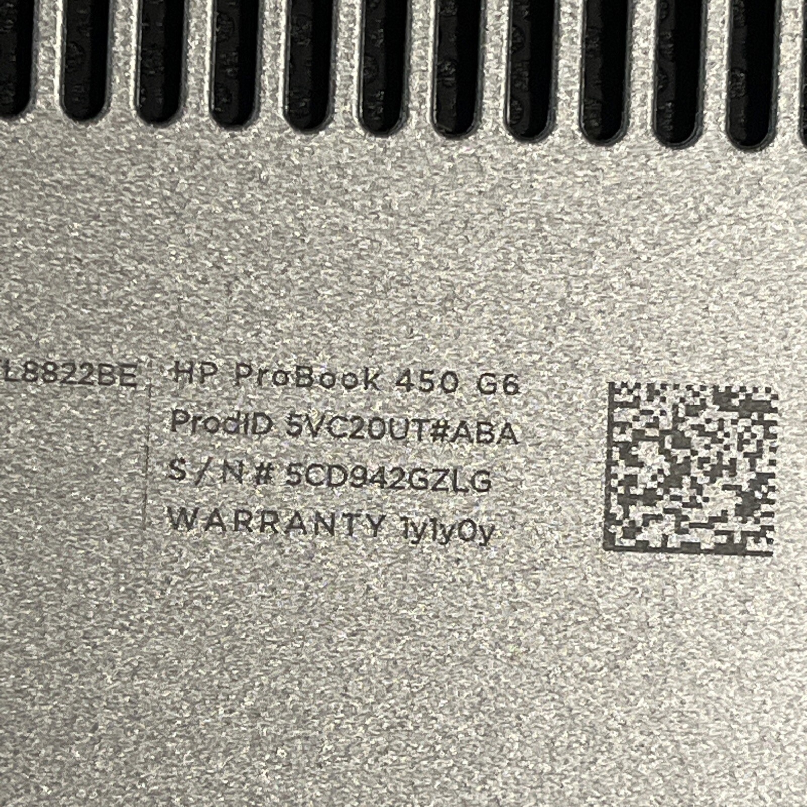 HP PROBOOK 450 G6 INTEL CORE I3 8TH GEN 8GB RAM