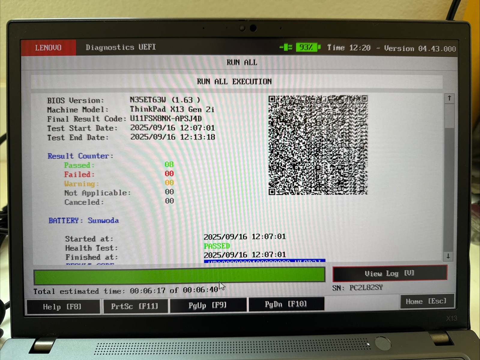 Lenovo ThinkPad X13 Gen 2i 13″ FHD Touch Intel i7-1185G7 3GHz 16GB RAM 512GB SSD