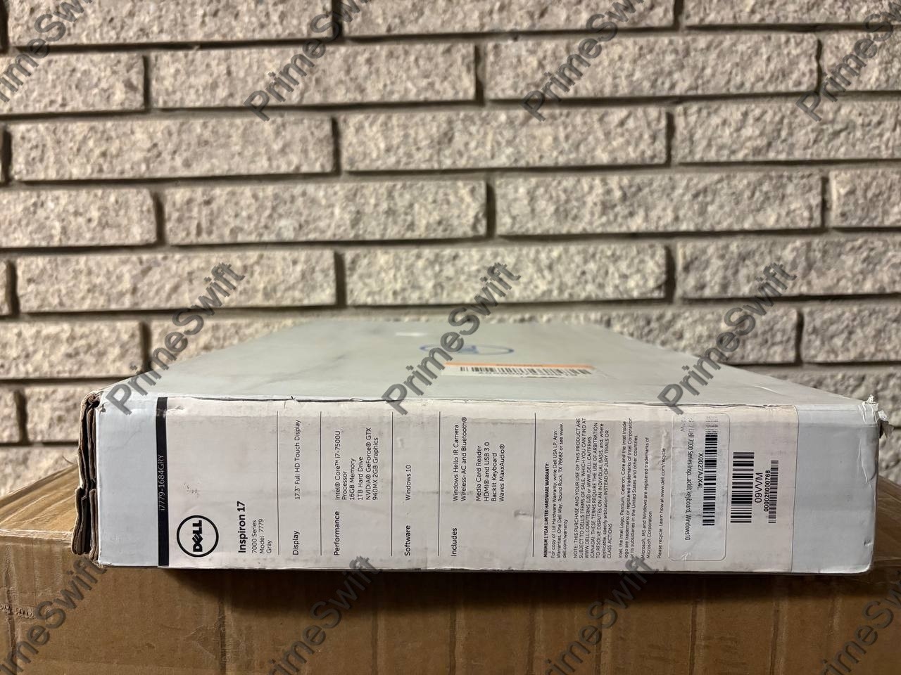 Dell Inspiron 17 7000 7779 i7/16GB/1TB GTX940MX 17.3″ FHD Touch, Factory Sealed
