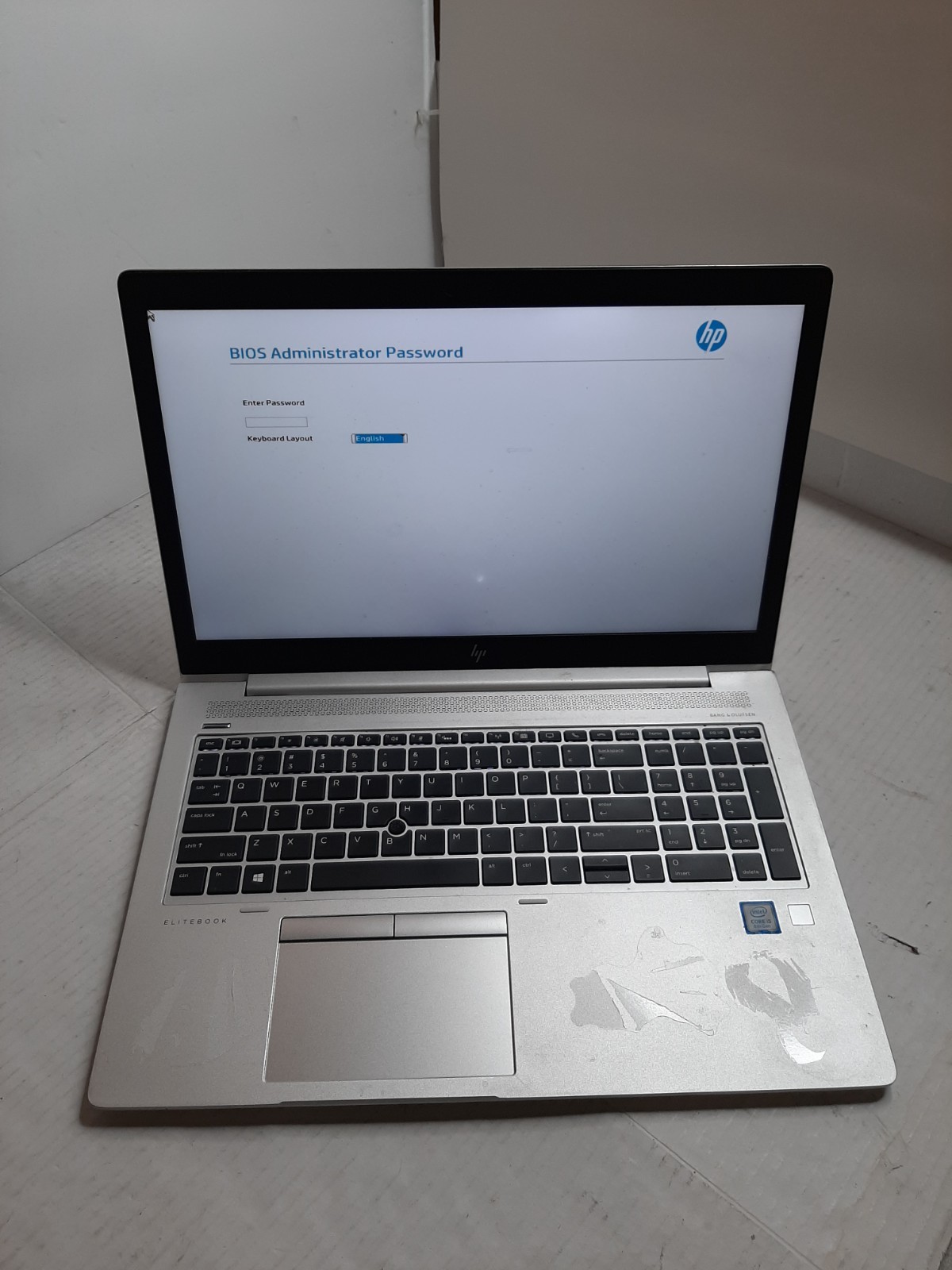 HP EliteBook 850 G6 Laptop i5-8265U 8GB RAM NO SSD/OS! BIOS PW! #97
