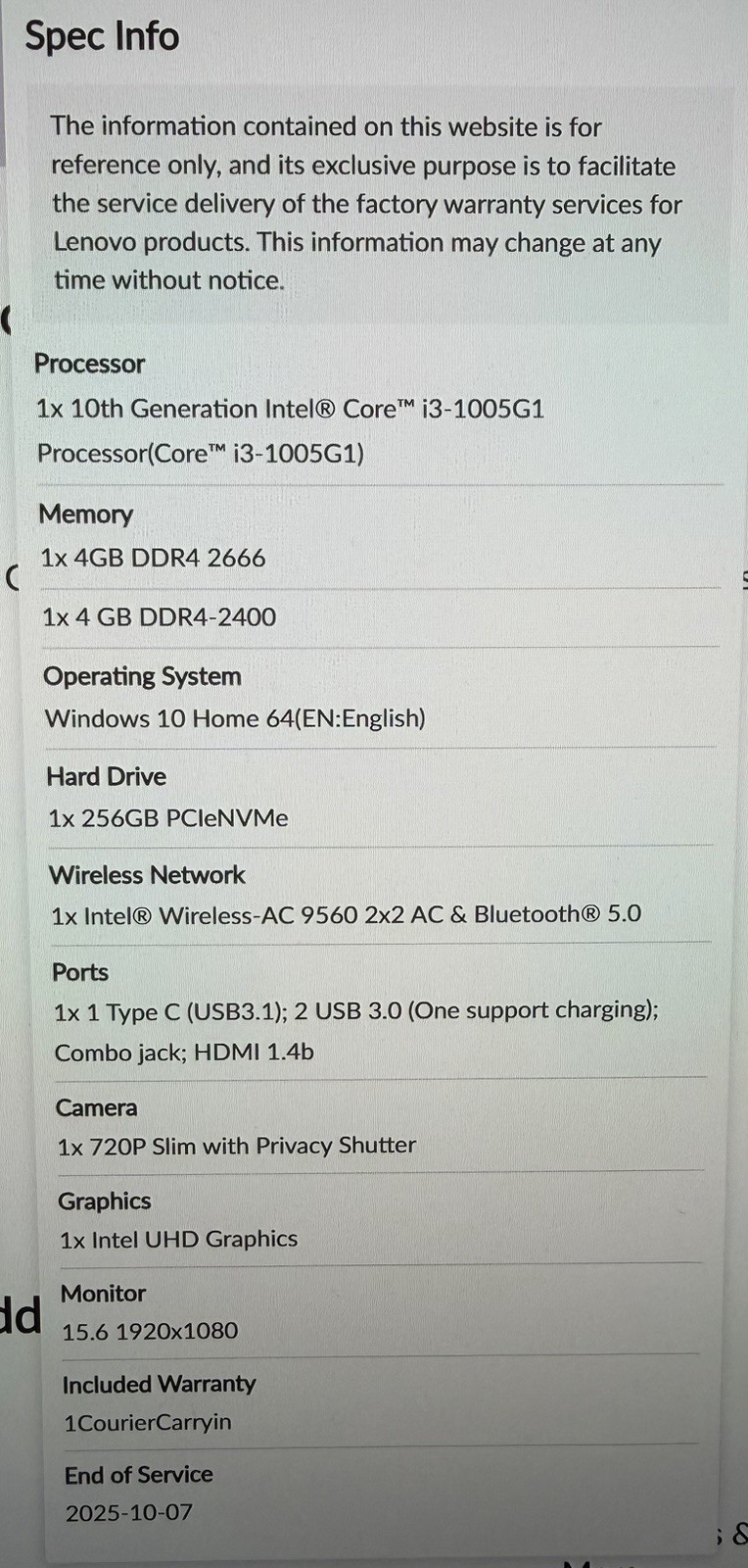 lenovo ideapad s340-15iil