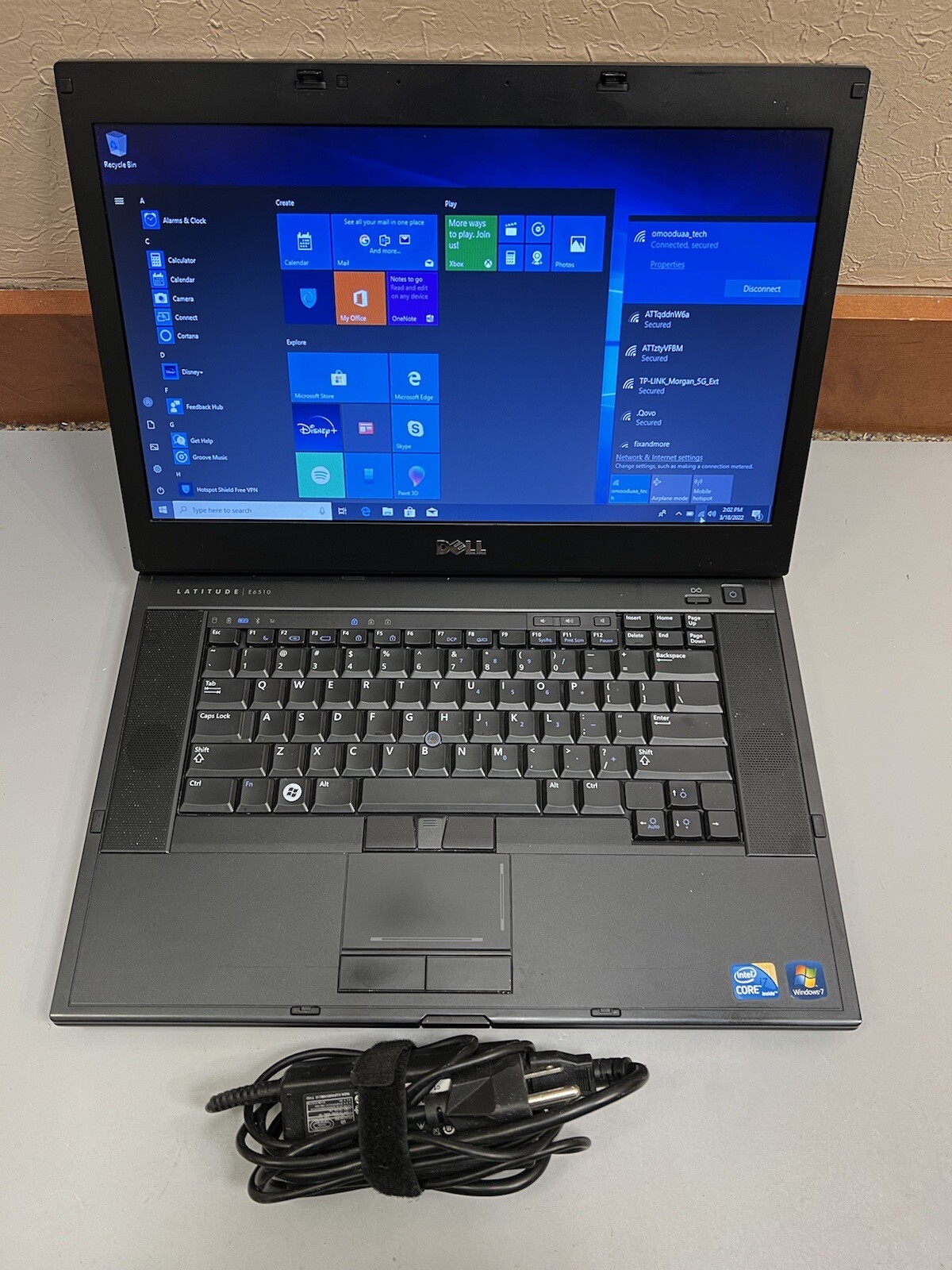 Dell Latitude E6510 15 6″ Core i7 M620 4GB RAM 500GB HDD Wifi NVIDIA BLUETOOTH