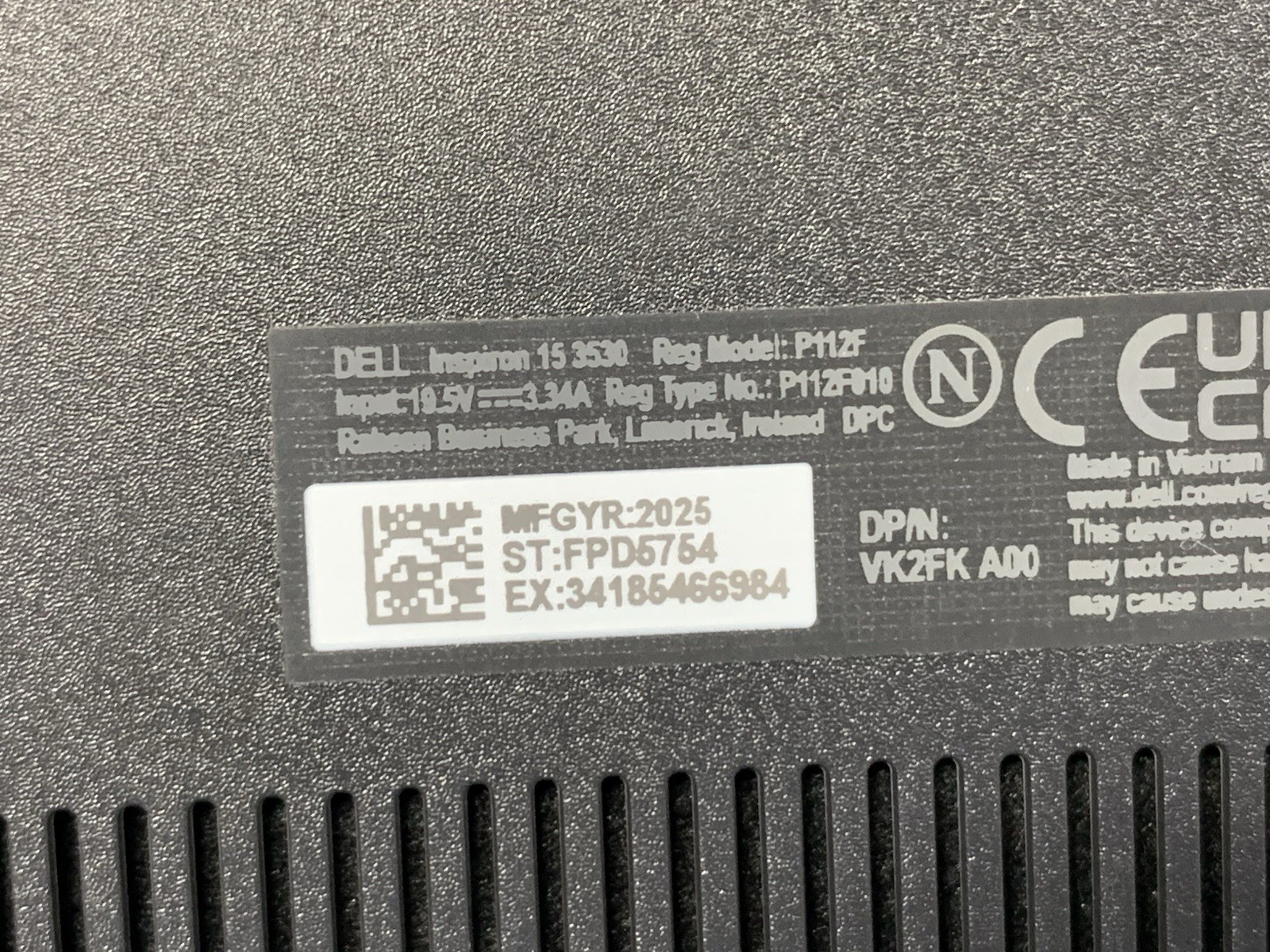 Dell Inpsiron 15 3530 (i5-1334U, 512GB SSD, 8GB RAM) Laptop