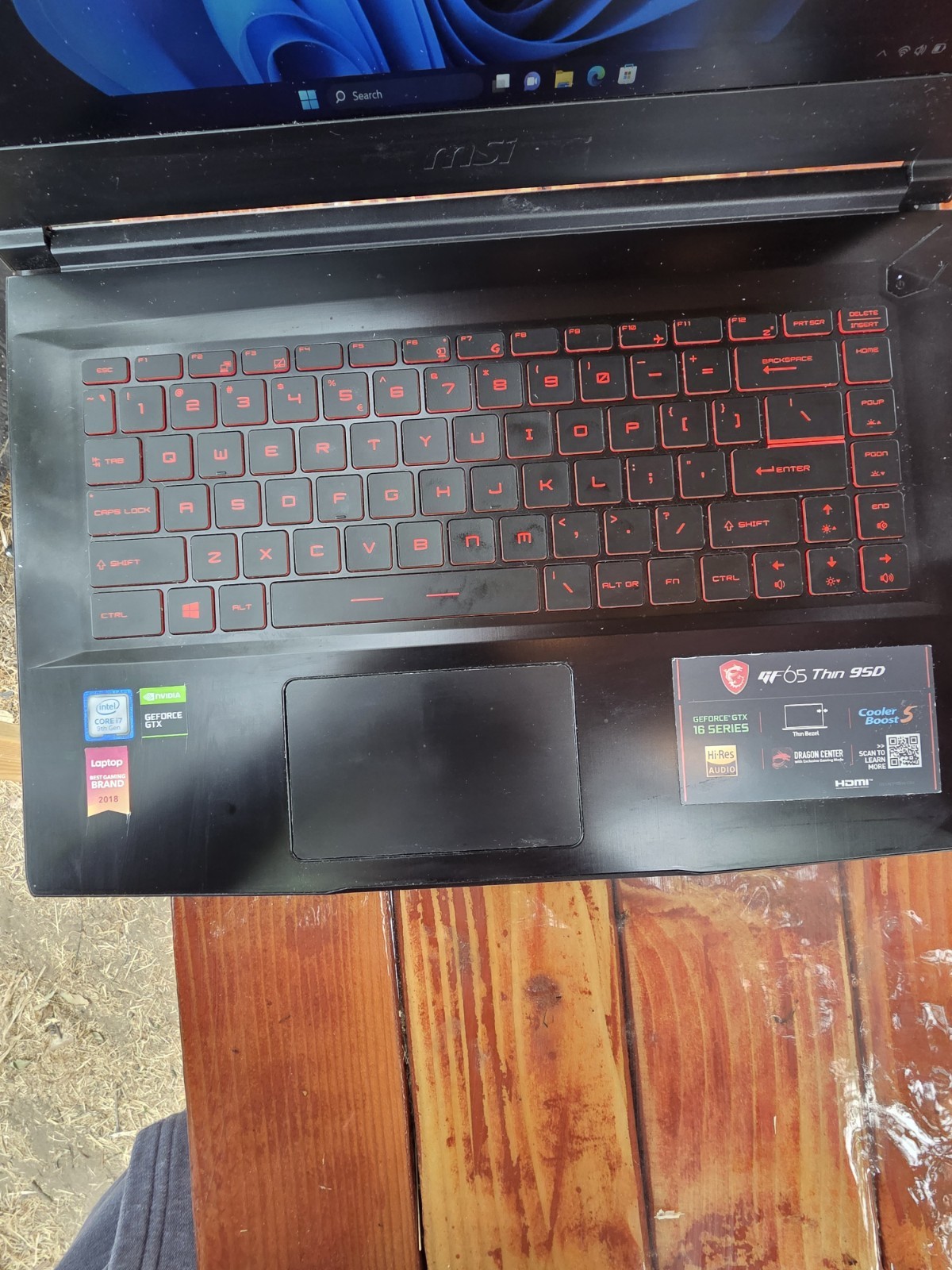 MSI GF65 Thin9SD GamingIntel i7 16GB WD Black Premium NVMe SSD | GTX 1660 Ti 6GB