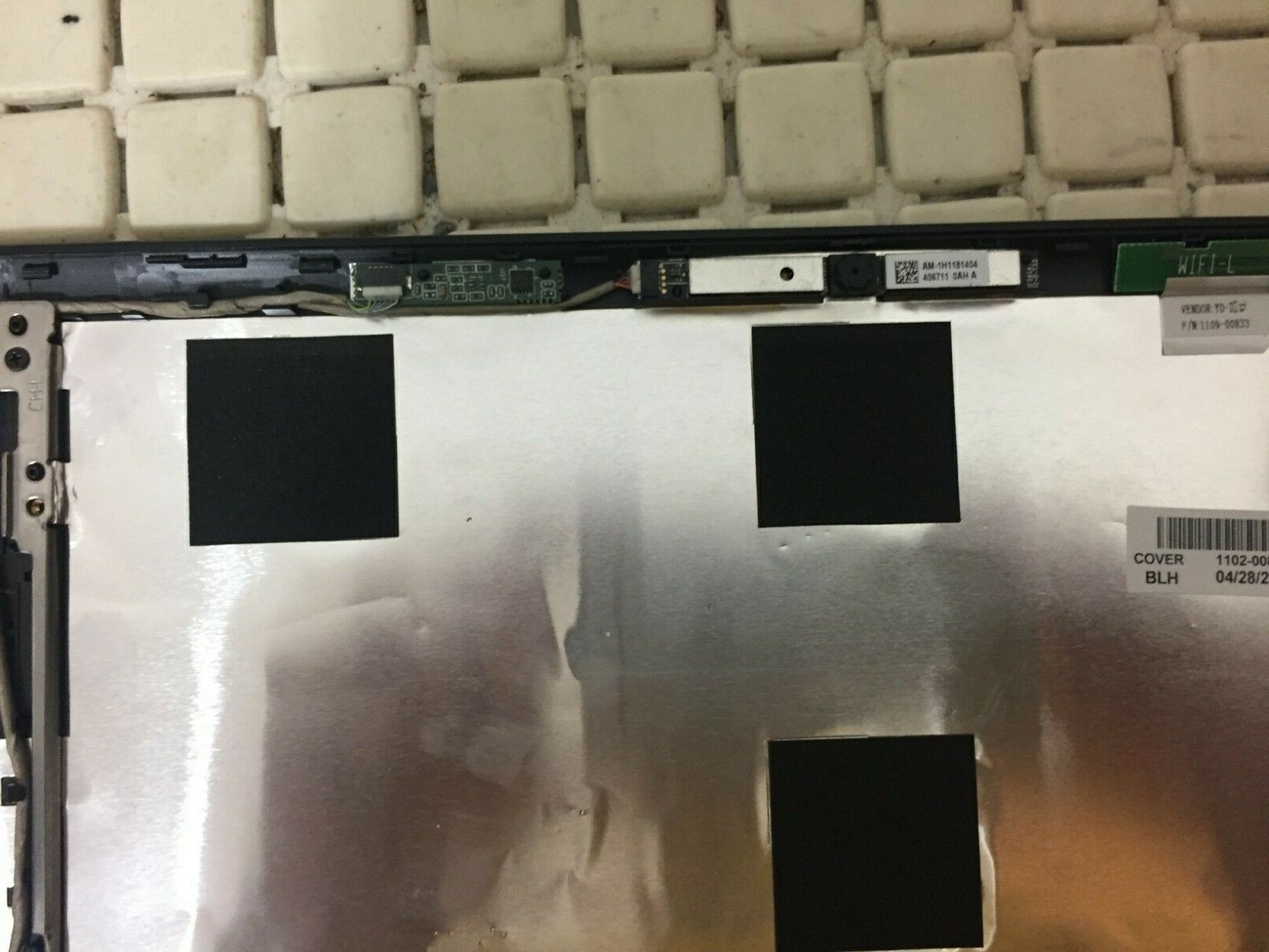 LENOVO FLEX 10 COVER FLAT ZIPPERS WEBCAM