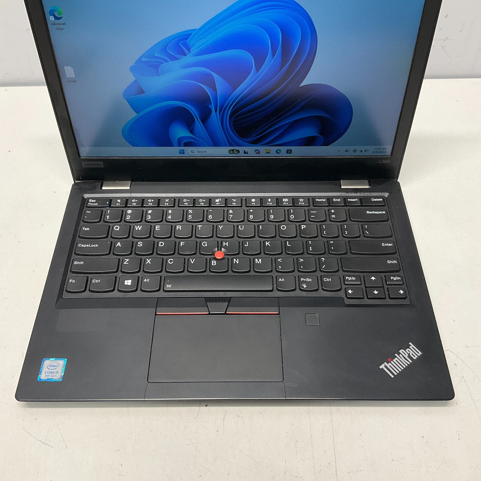 Lenovo ThinkPad L390 Intel Core i5-8265U 1.6GHz 4GB RAM 256GB SSD Win 11 Pro