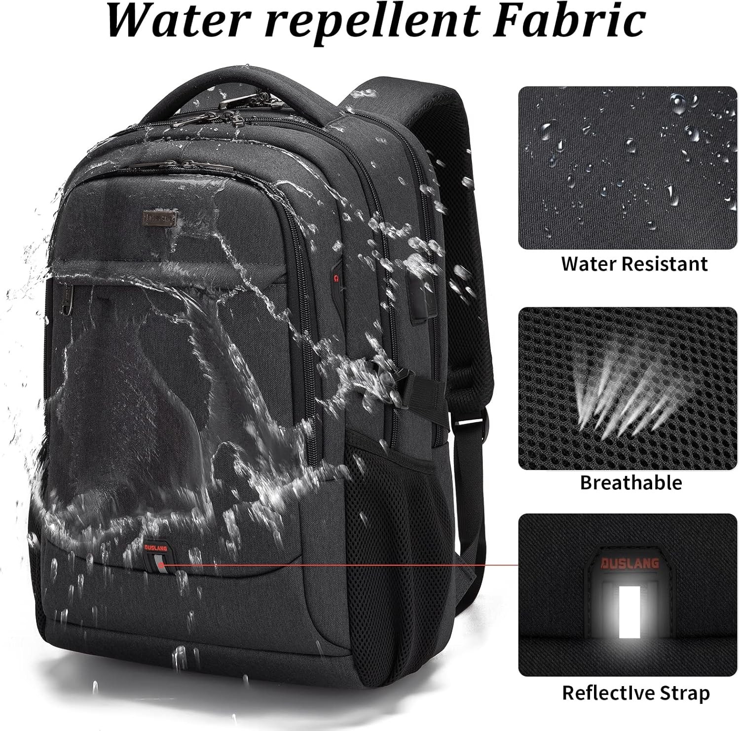 17 Inch Laptop Backpack for Travel Water Resistant College Backpack for Men/Wome