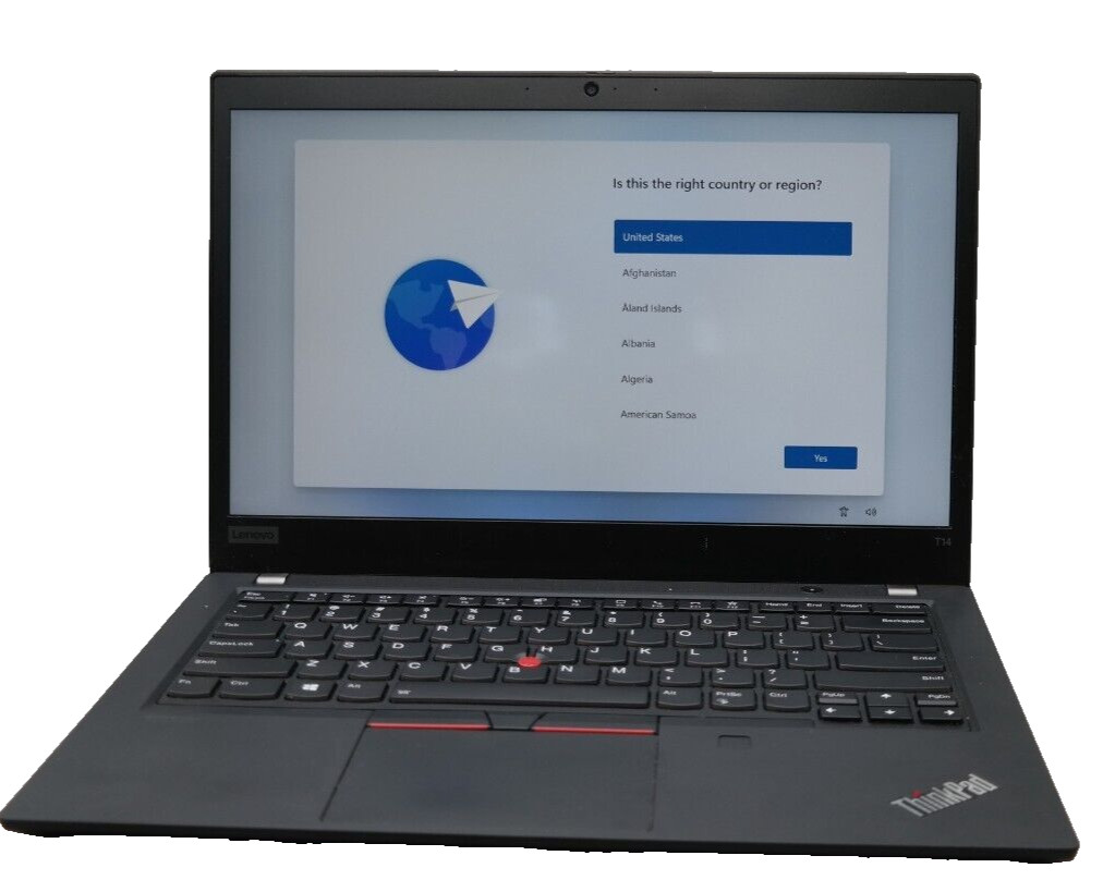 Lenovo ThinkPad T14 Gen 1 Black FHD 1.8GHz i7-10510U 8GB RAM 256GB SSD – Good