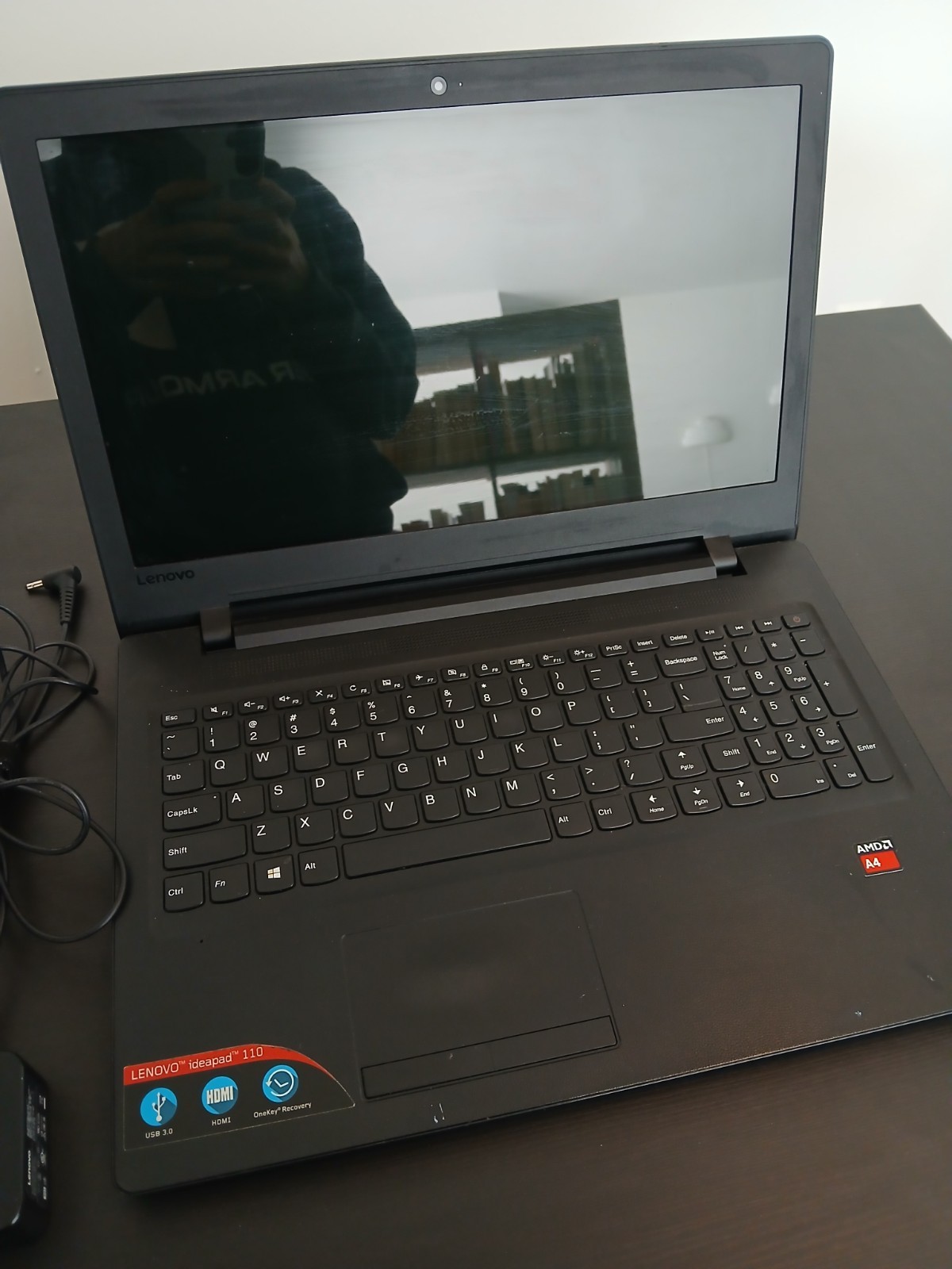 Lenovo IdeaPad 110-15ACL 15.6″ (500GB, AMD A6 Quad-Core, 2.00GHz, 4GB) Notebook