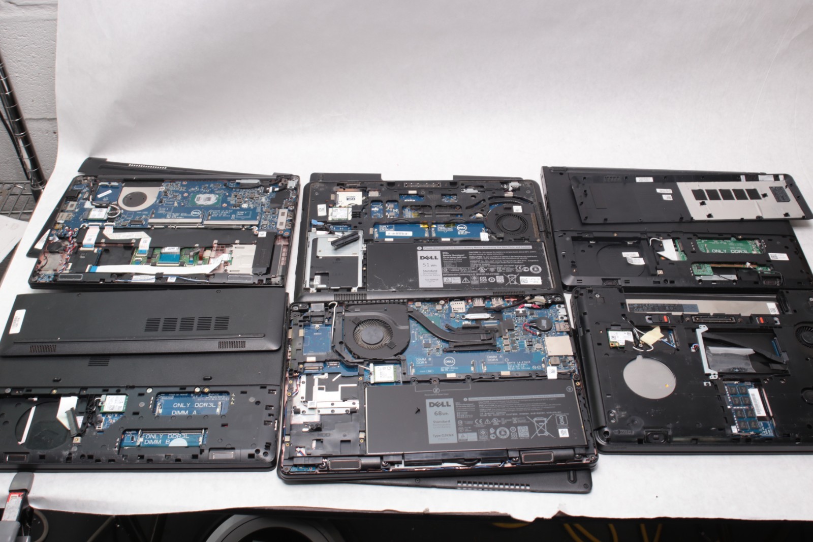 Lot 6x Dell Laptop No RAM/SSD 7480 5491 3470 E5450 E5440 P60G PARTS REPAIR