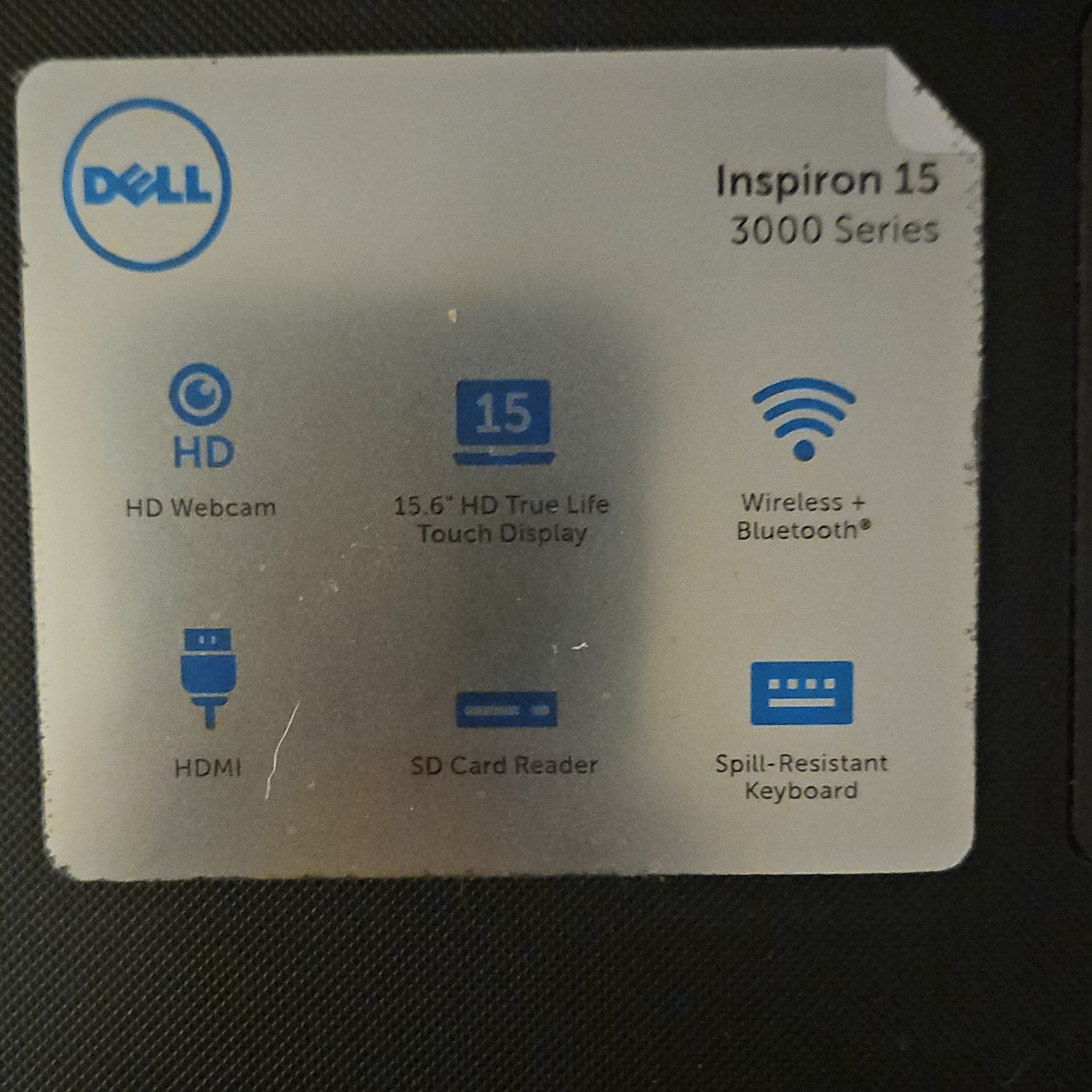 Dell Inspiron 15 3000 Series 15.6″ Touch HD Laptop Bluetooth HDMI Webcam Black