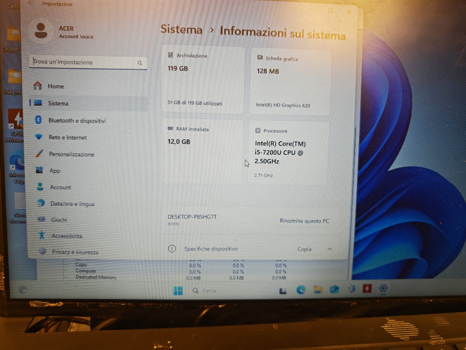LENOVO V130-15 MOTHERBOARD 448.0DC04.003M INTEL I5-7200U NTEL HD 620 4GB RAM