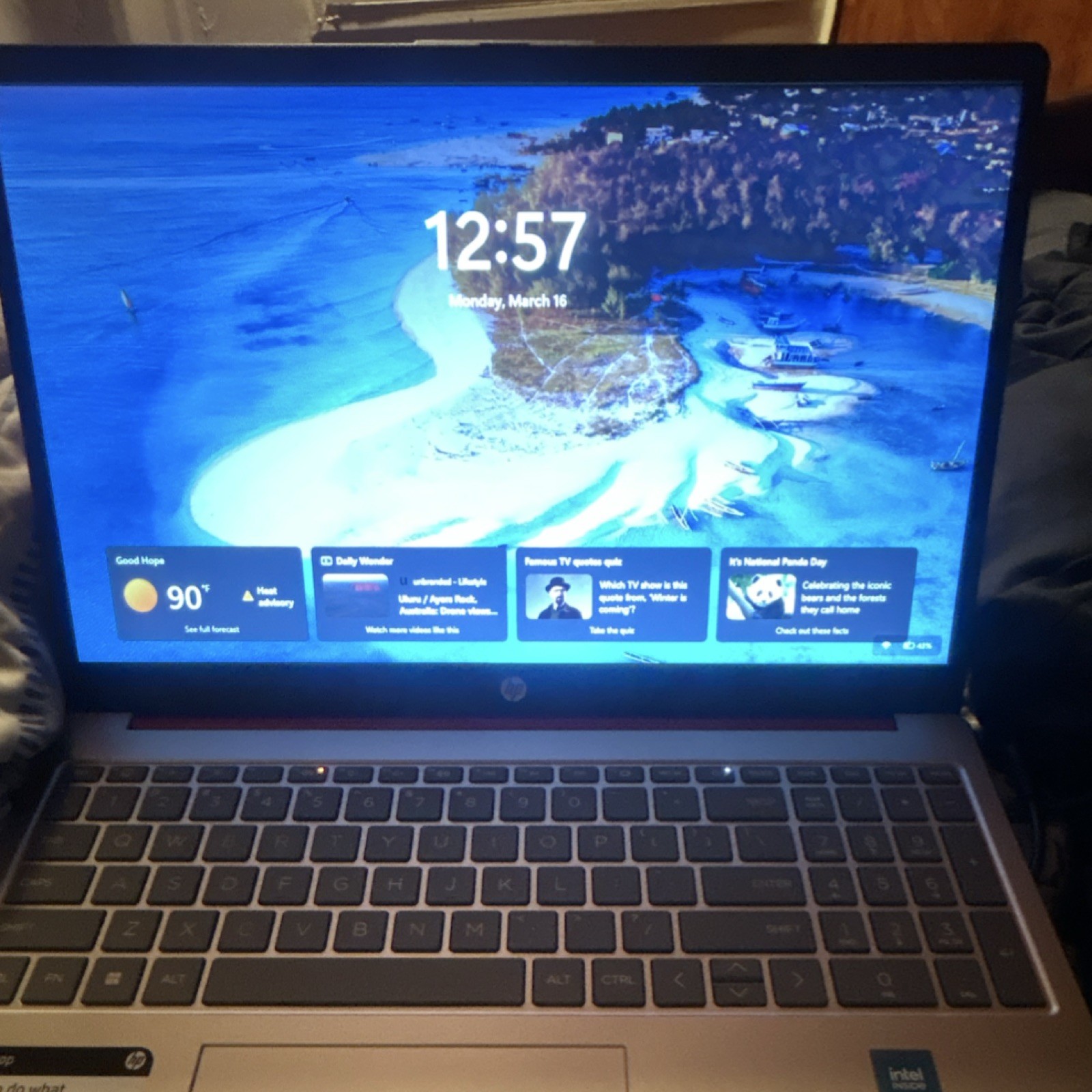 HP Red Laptop 15.6″ Intel Windows 10 Notebook Wi-Fi Bluetooth HDMI USB-C