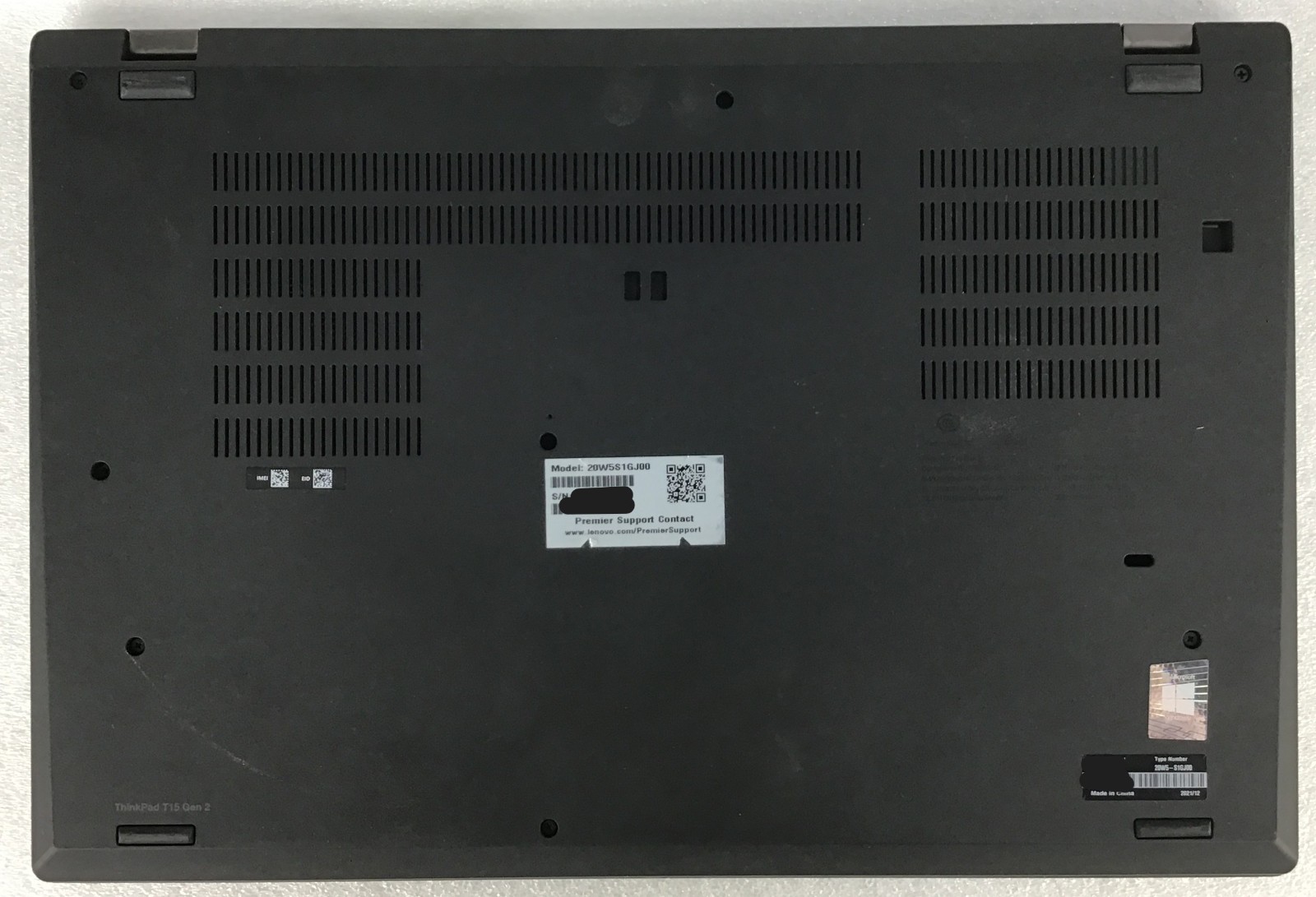 Lenovo ThinkPad T15 Gen 2 i5-1145G7 2.6GHz 32GB 512GB SSD Win 11 Pro Touch READ