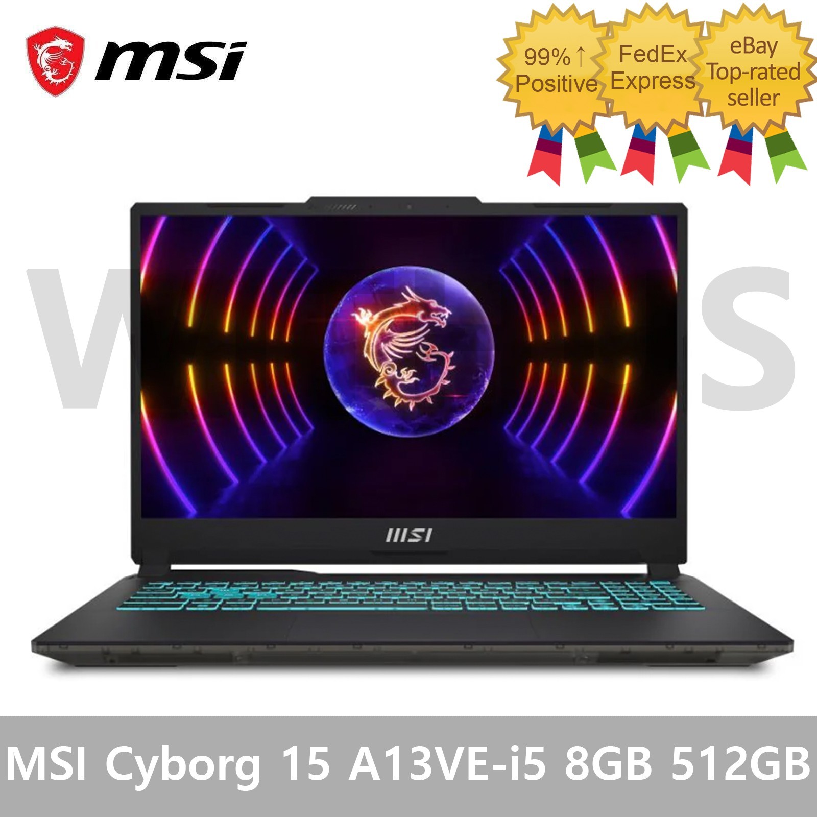 MSI Cyborg 15 A13VE 15.6″ i5-13420H RTX 4050 8GB 512GB SSD 144Hz