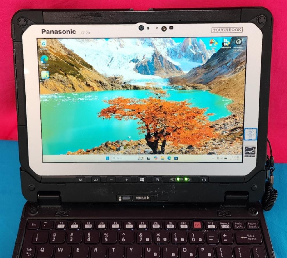 i5 Panasonic Toughbook 2-IN-1 CF-20 MK2 Touch 8GB 10.1″ GPS 128GB SSD LTE W11Pro
