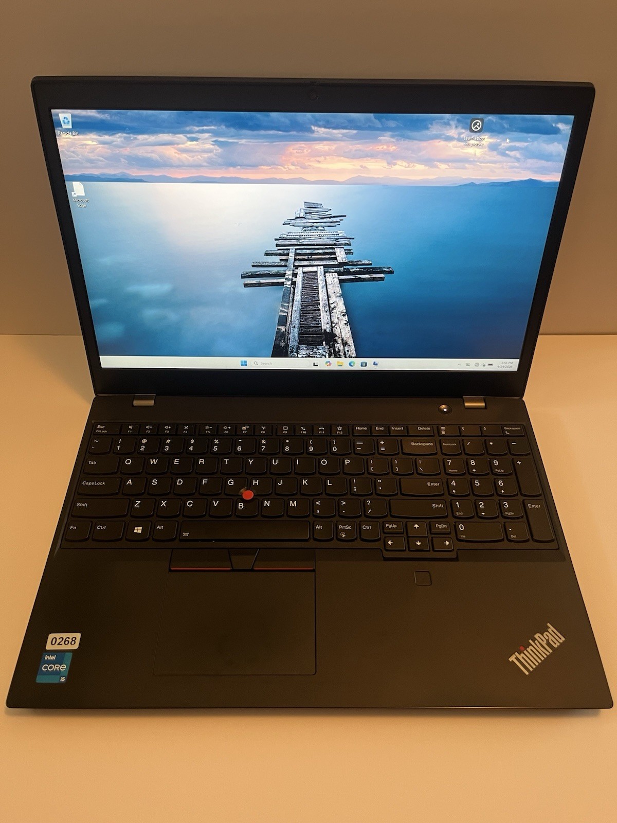 Lenovo ThinkPad L15 Gen 2 i5-11 gen @ 2.4GHz 8/256GB 15.5″ W11P (see desc) #268