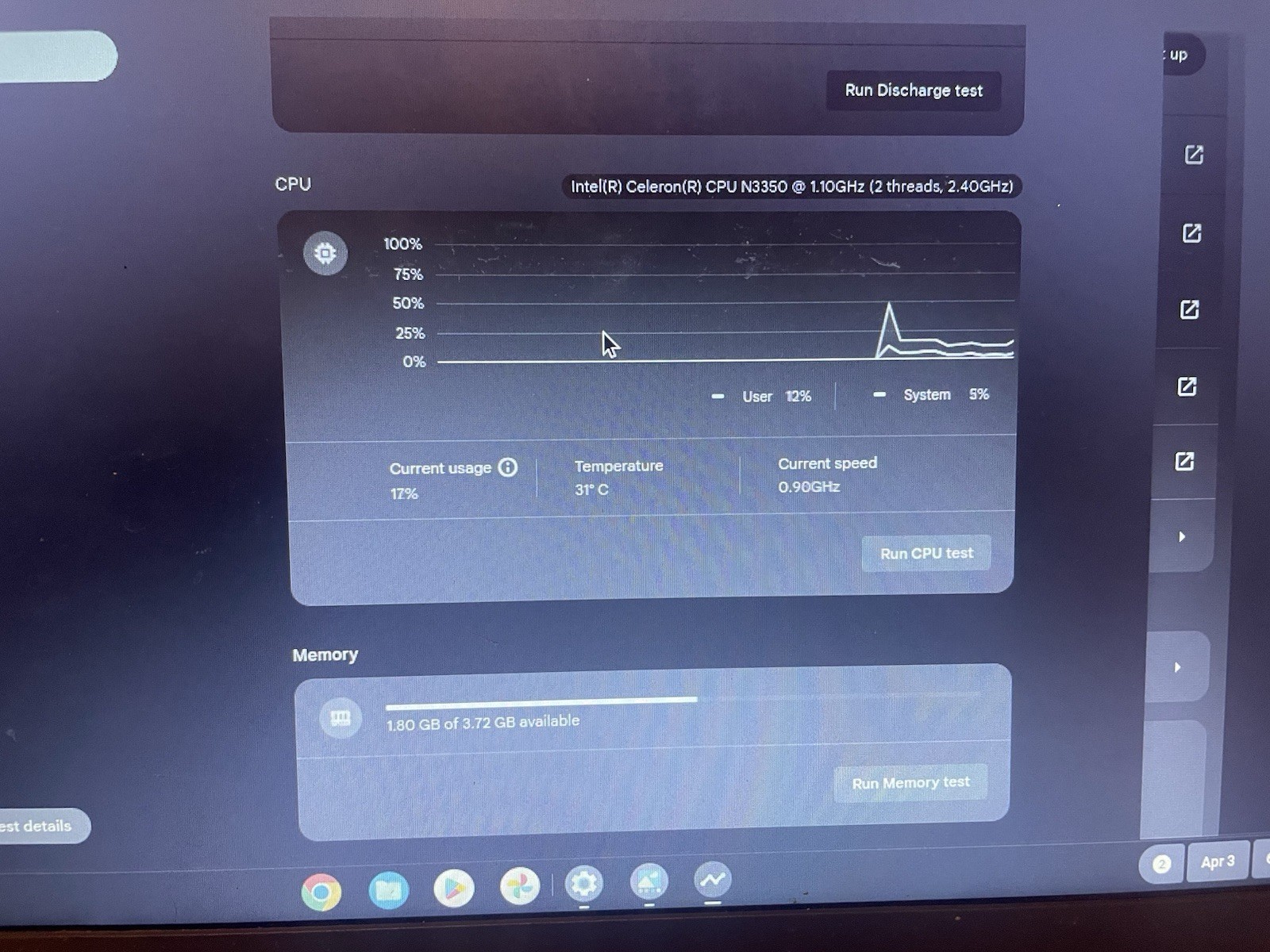 HP ChromeBook 14 128 GB Used DM for more info