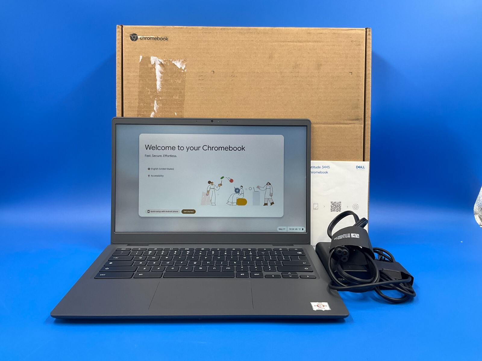 Dell Latitude 3445 Chromebook AS-7120c 4GB 32GB BT WiFi 14 153KF ✅❤️️✅