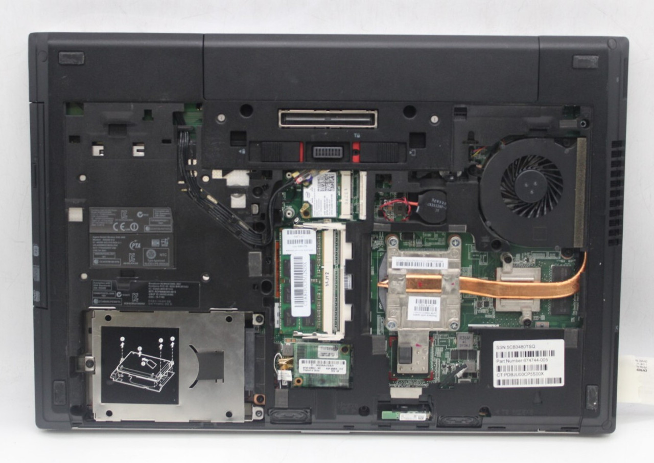 HP EliteBook 8470p i5 series@2.7GHz 4GB RAM NO Storage/OS *PARTS/REPAIR*READ*