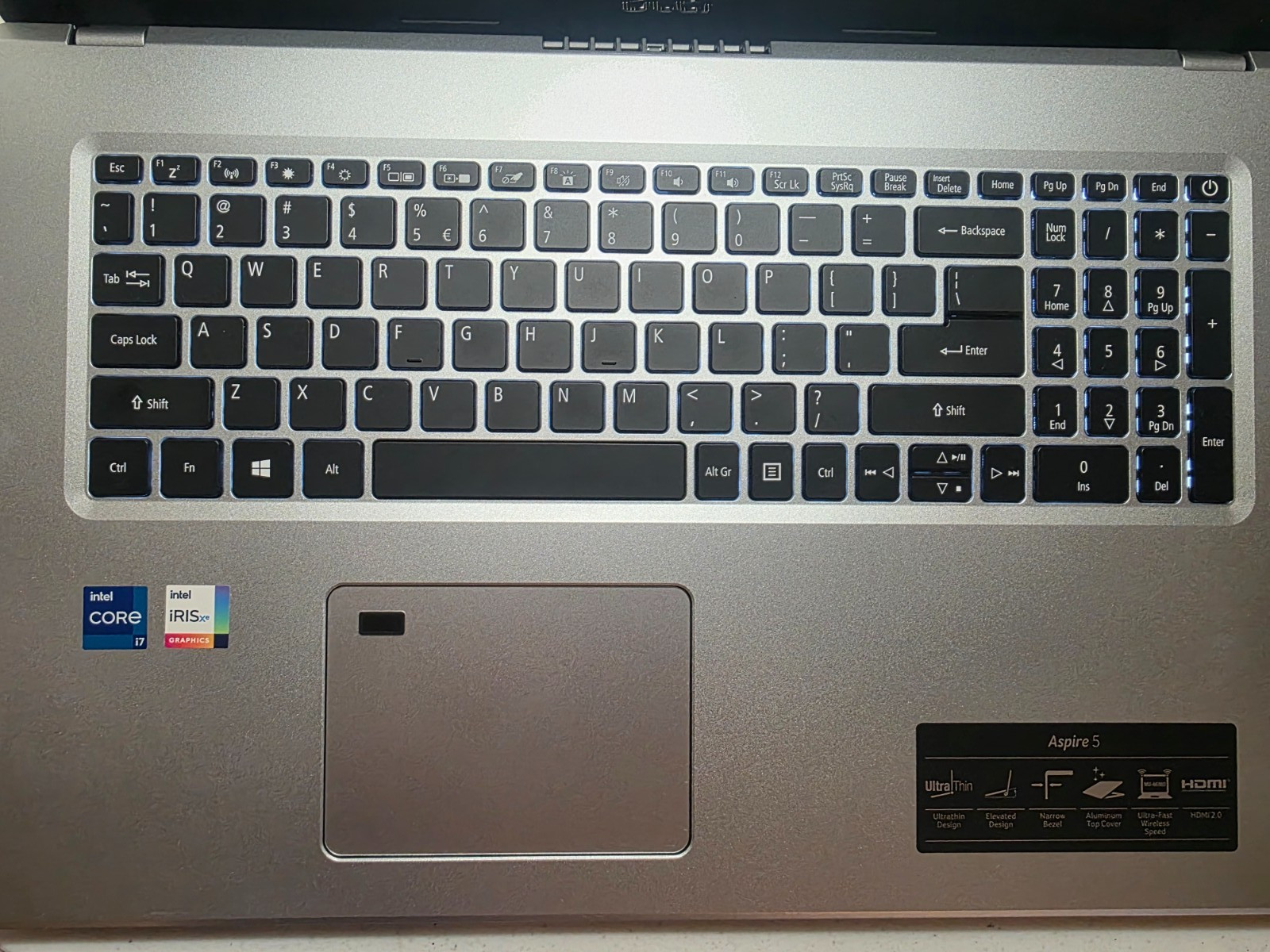 Acer Aspire 5 A517-52-72DP 17.3″ FHD Intel I7-1165G7 8GB RAM 512GB SSD Win11 H
