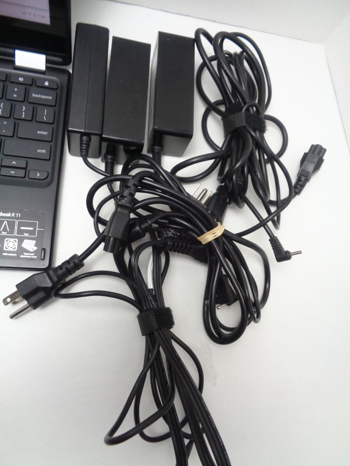 Lot of 3 Acer R11 C738T 2-in-1 Chromebook Laptop Tablet Touchscreen with Charger